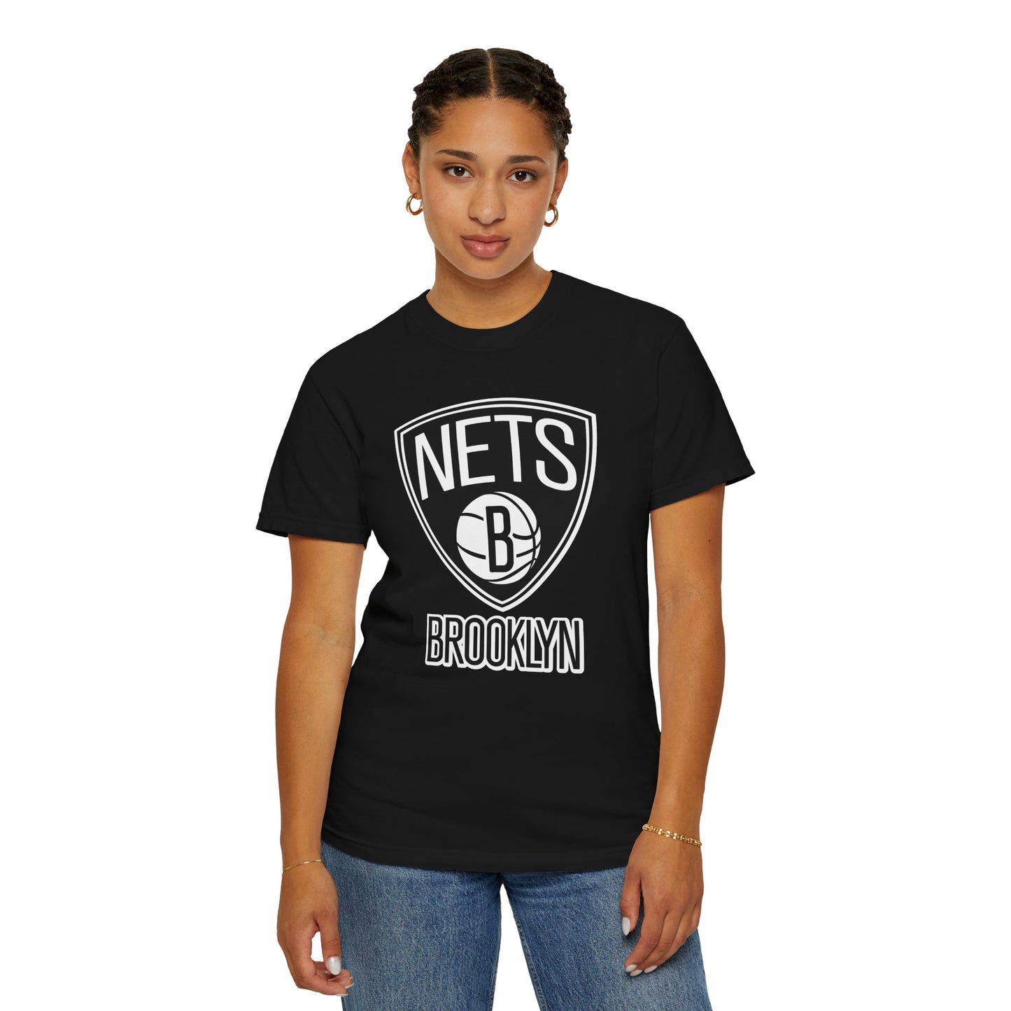 Brooklyn Nets Built Different Garment-Dyed T-Shirt – Premium Cotton Tee for Customization