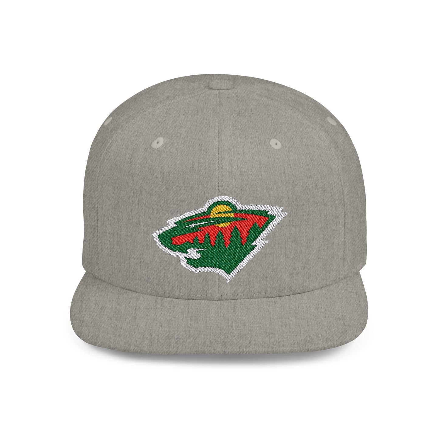 Minnesota Wild Flat Bill Snapback – Lightweight, Custom Fit, Premium Quality