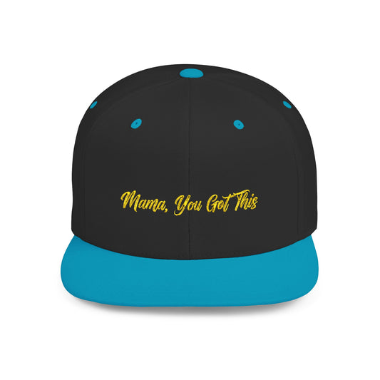 Text Mama, You Got This Flat Bill Snapback – Lightweight, Custom Fit, Premium Quality