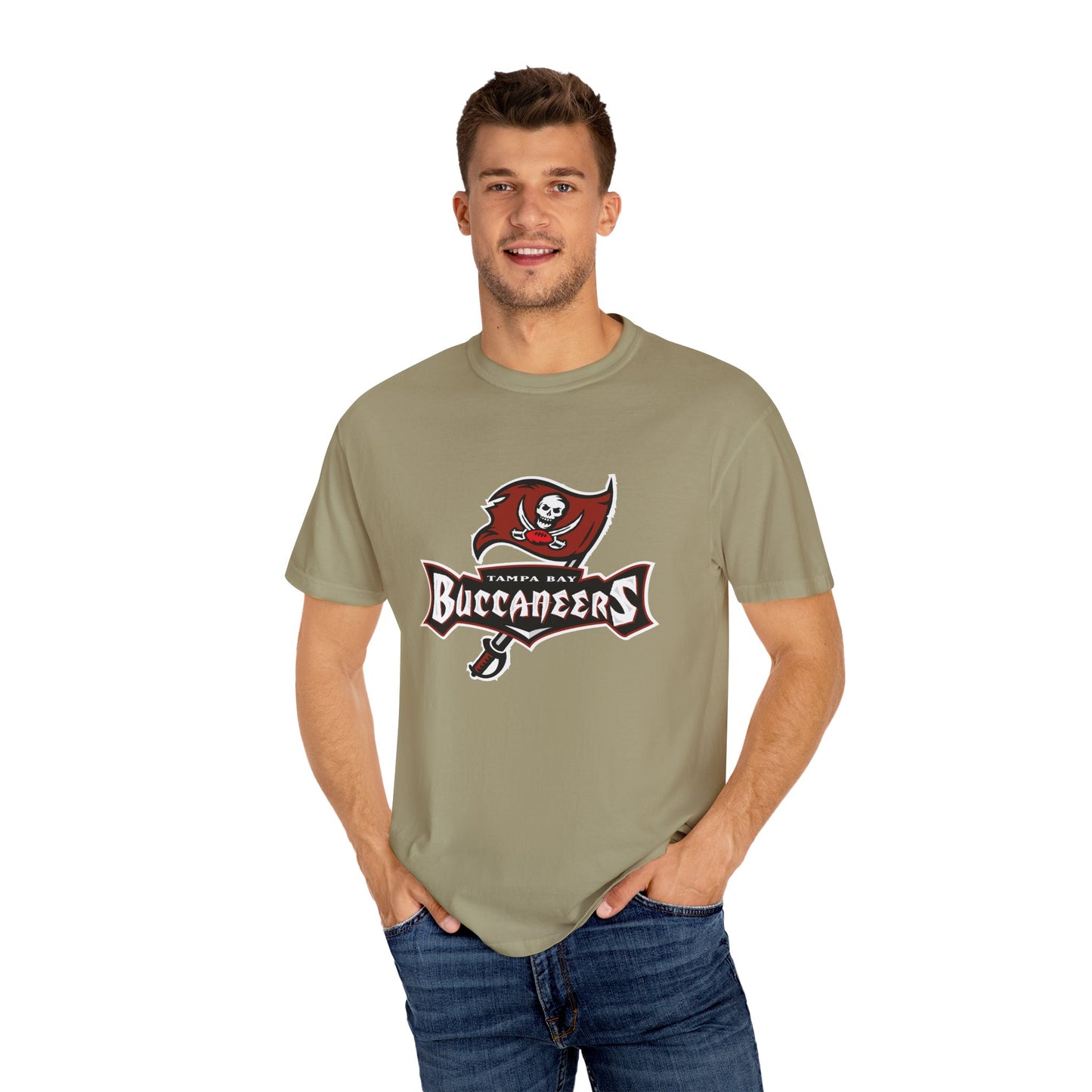 Tampa Bay Buccaneers Merchandise Garment-Dyed T-Shirt – Premium Cotton Tee for Customization