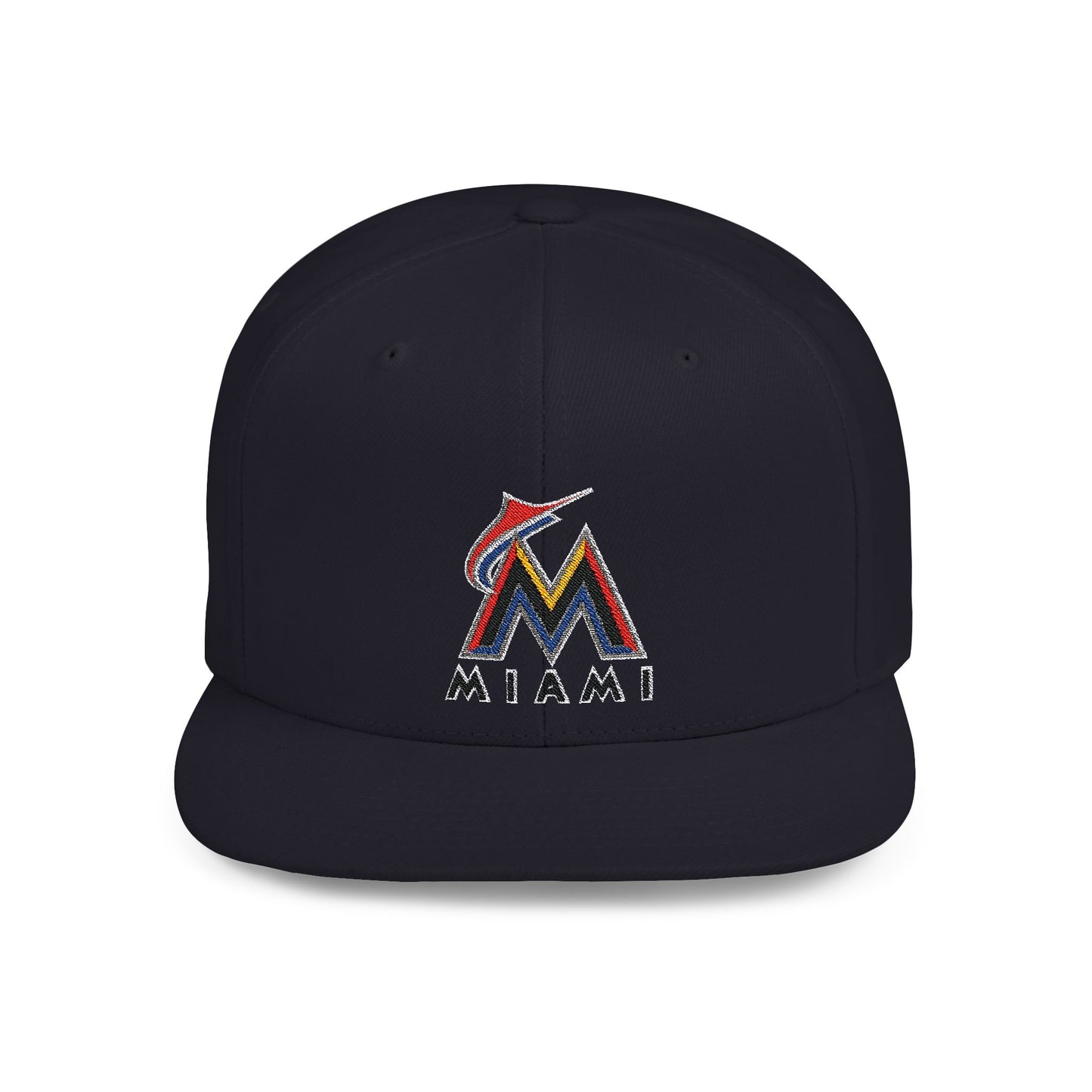 Miami Marlins Strong Flat Bill Snapback – Lightweight, Custom Fit, Premium Quality