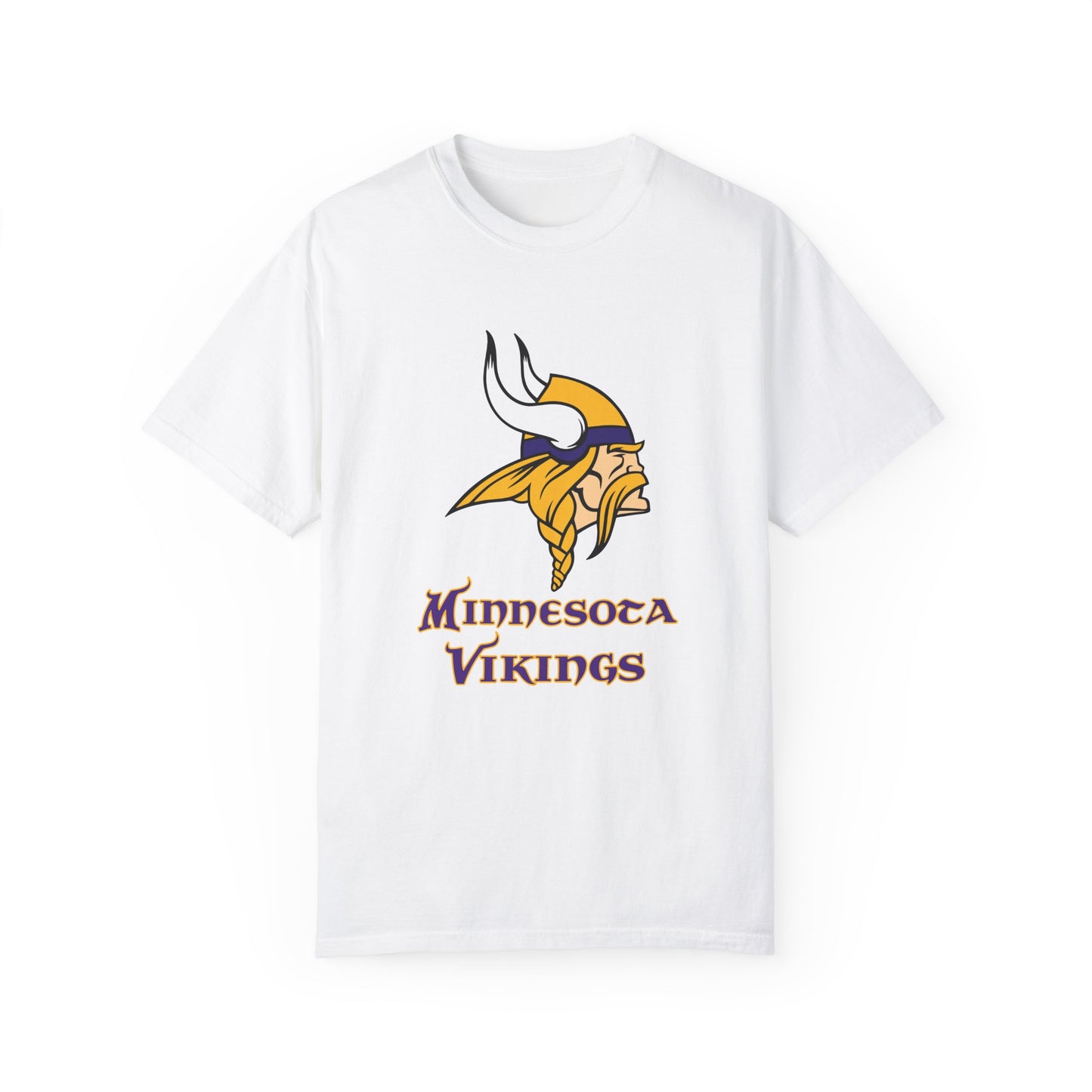 Minnesota Vikings Merchandise Garment-Dyed T-Shirt – Premium Cotton Tee for Customization