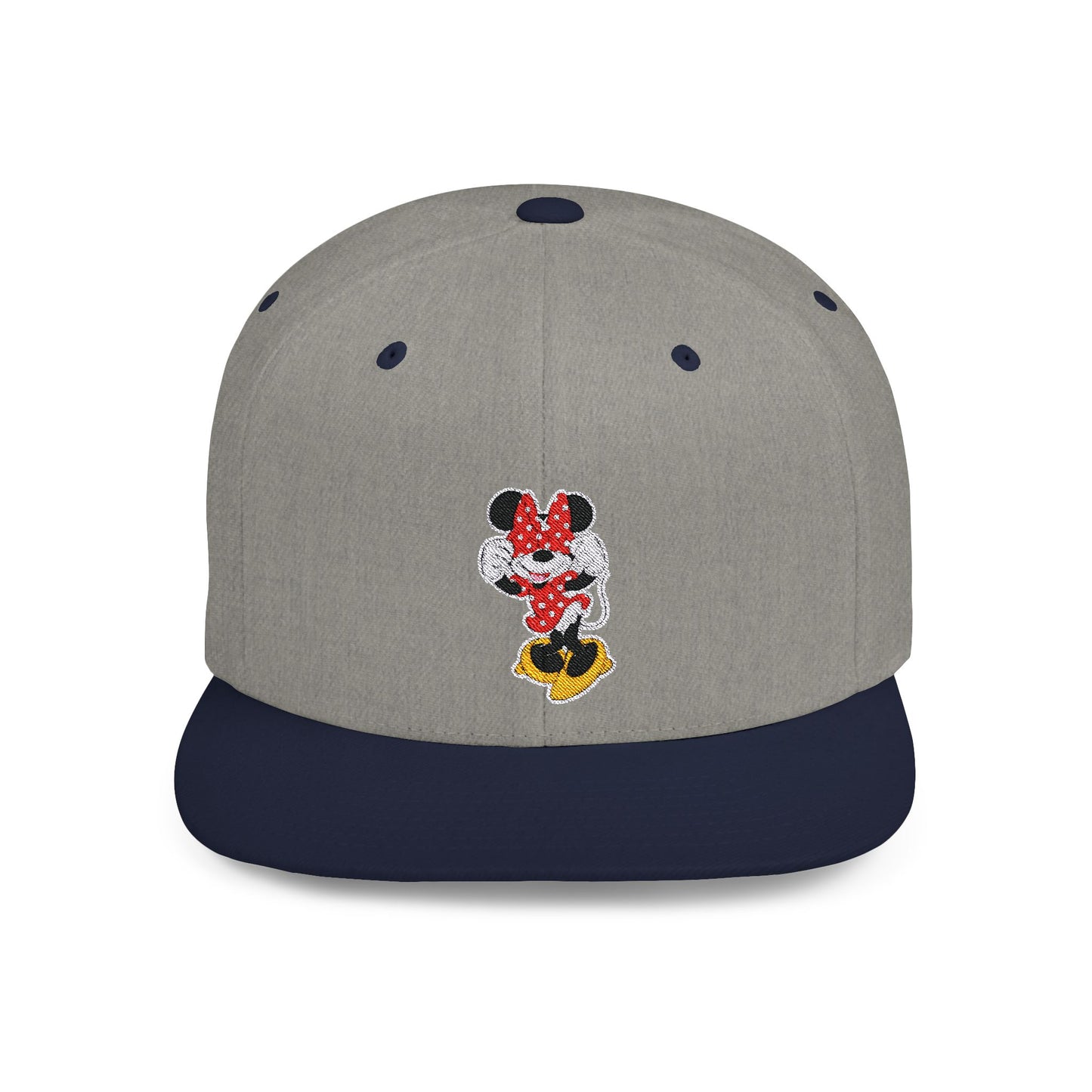 Minnie Mouse Disney Flat Bill Snapback – Lightweight, Custom Fit, Premium Quality