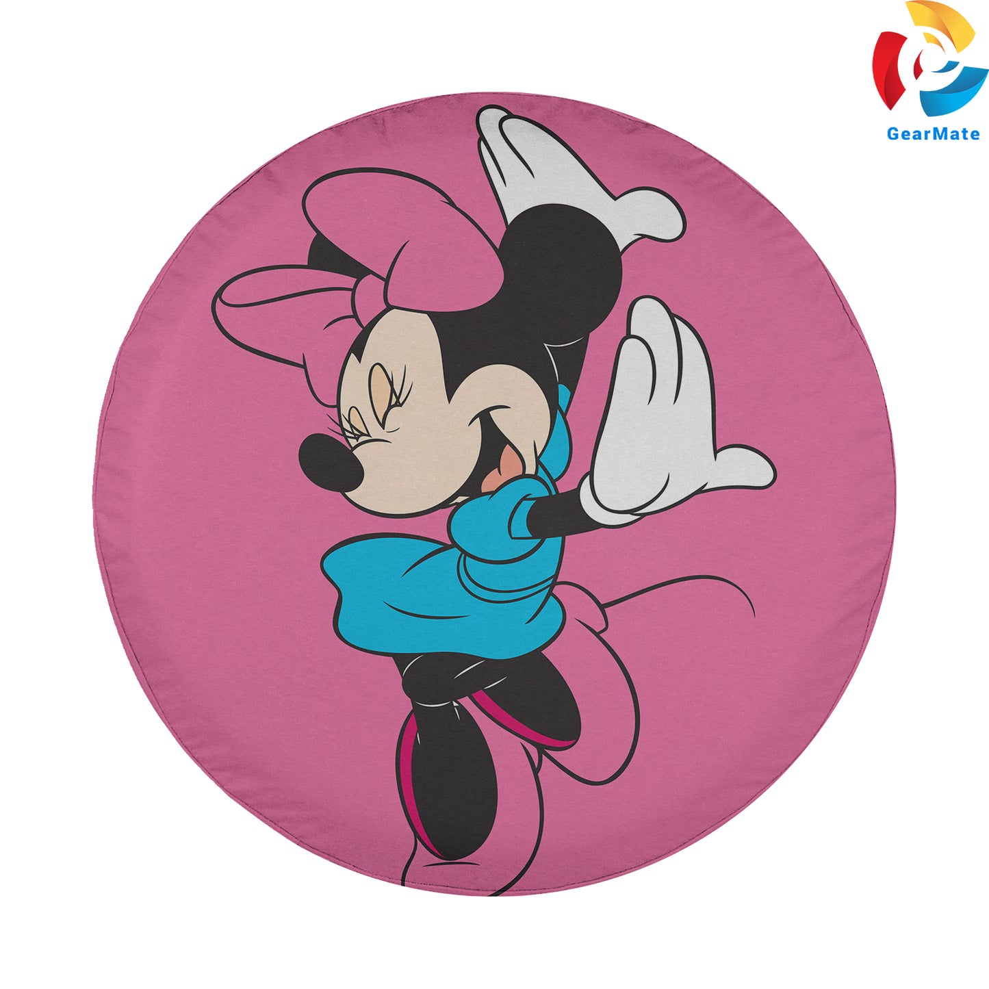 Minnie Mouse Dancing Ball Spare Tire Cover – Premium Waterproof UV Resistant Protector