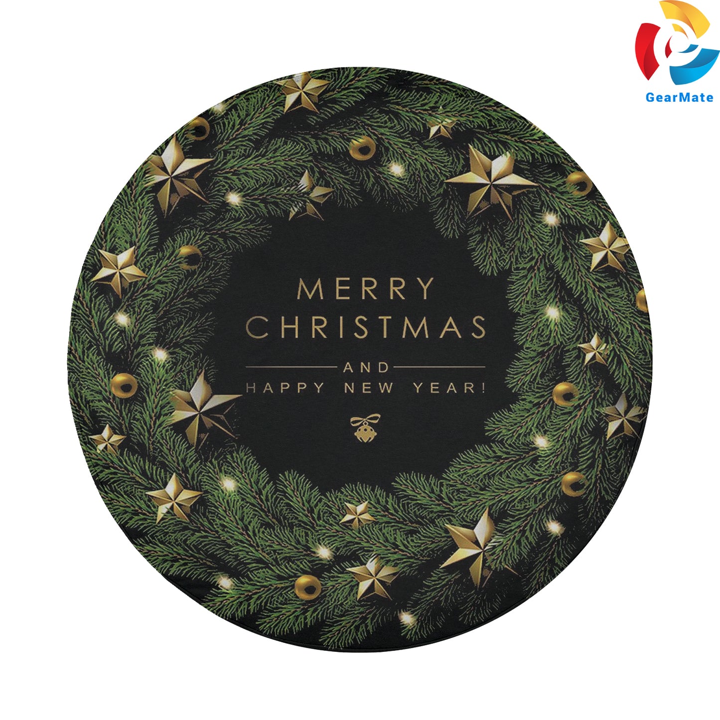 Merry Christmas 2024 Holiday Home Spare Tire Cover – Premium Waterproof UV Resistant Protector