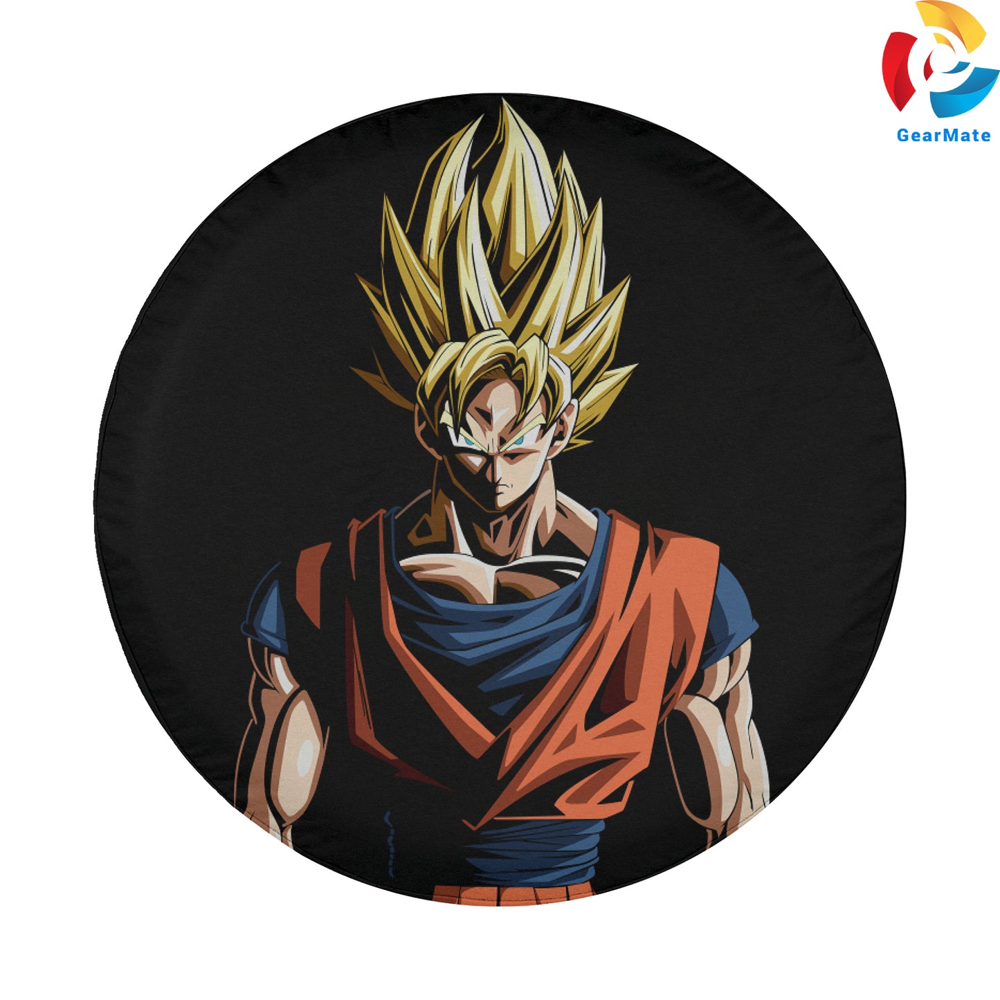 Dragon Ball Goku AMOLED Spare Tire Cover – Premium Waterproof UV-Resistant Protector