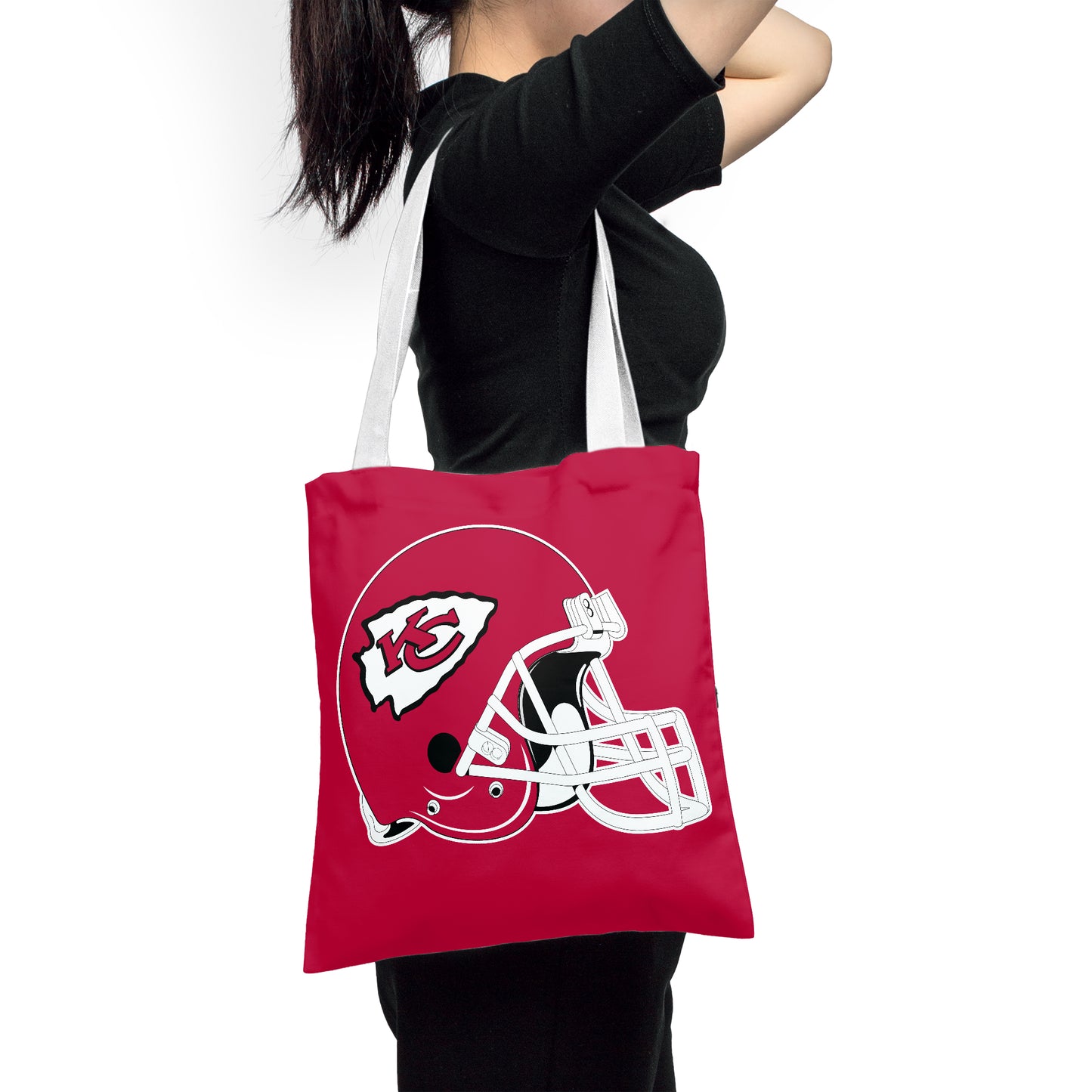 Kansas City Chiefs NFL Fans Polyester Canvas Tote Bag – Durable and Stylish