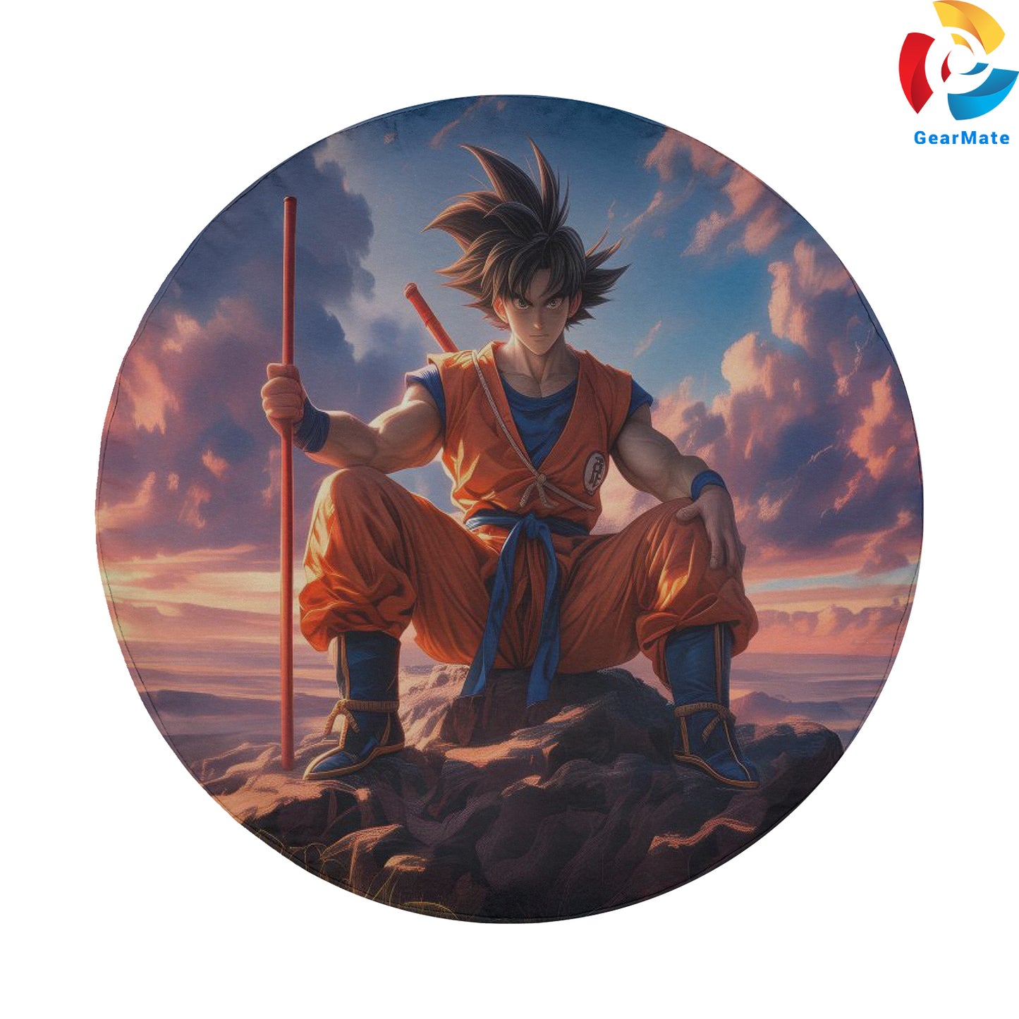 Goku Power Pole Dragon Ball Spare Tire Cover – Premium Waterproof UV-Resistant Protector