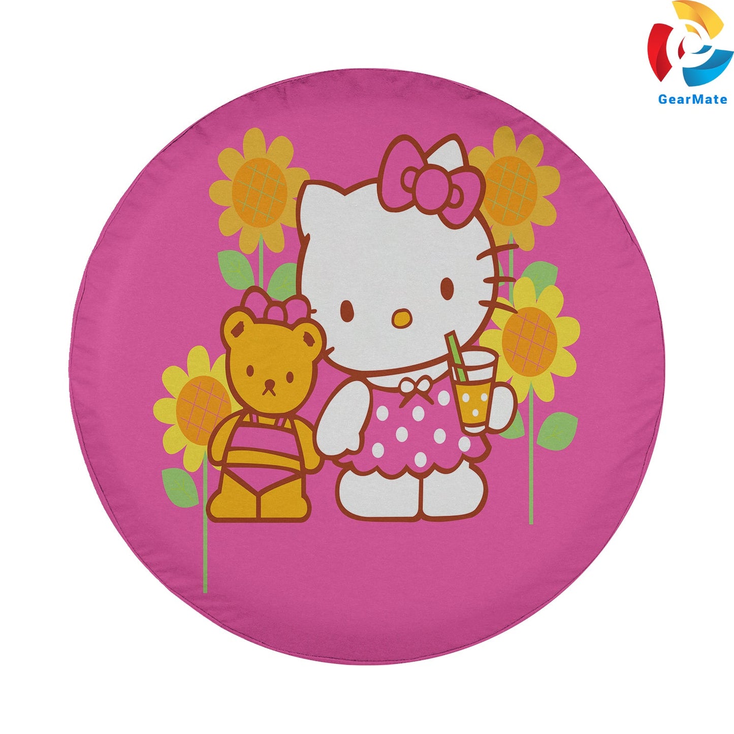 Hello Kitty Spare Tire Cover – Premium Waterproof UV Resistant Protector