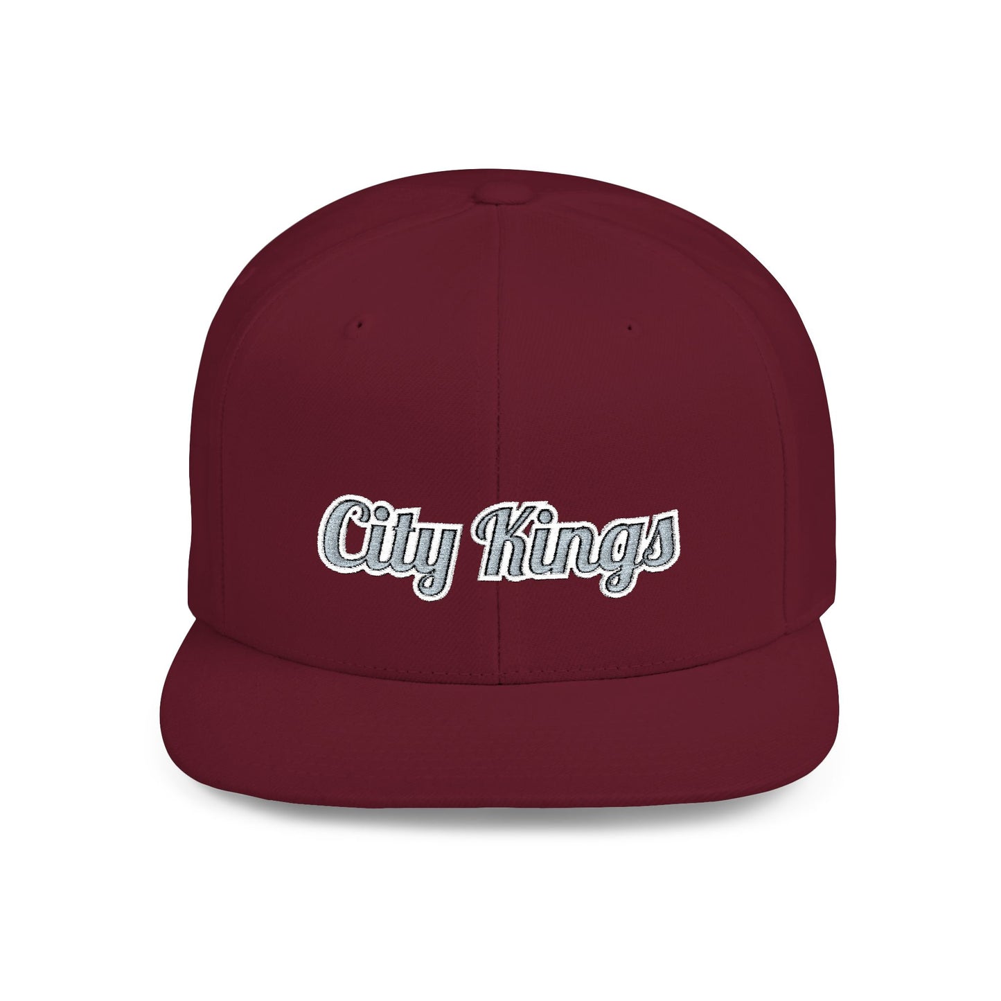Text City Kings Flat Bill Snapback – Lightweight, Custom Fit, Premium Quality