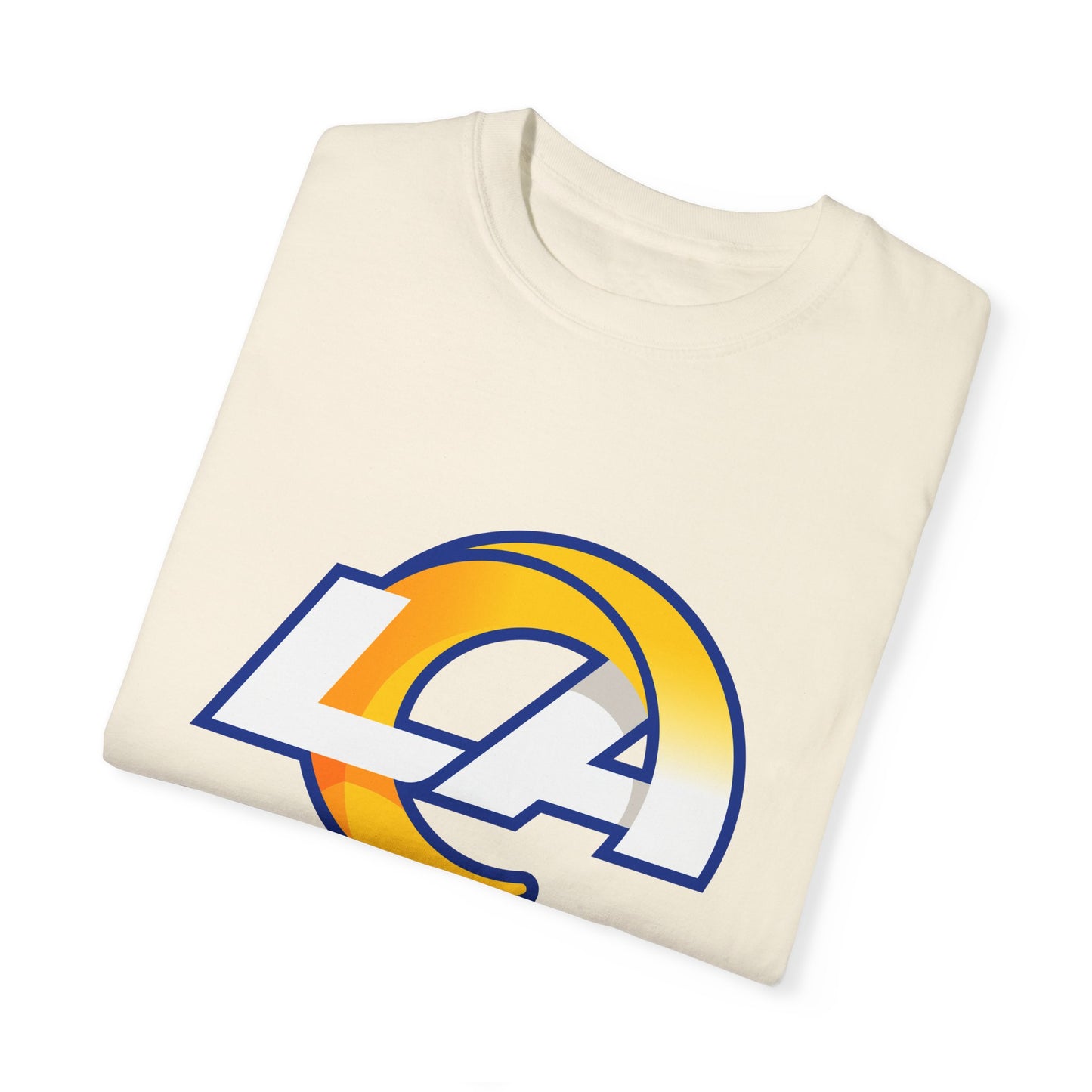 Los Angeles Rams Merchandise Garment-Dyed T-Shirt – Premium Cotton Tee for Customization