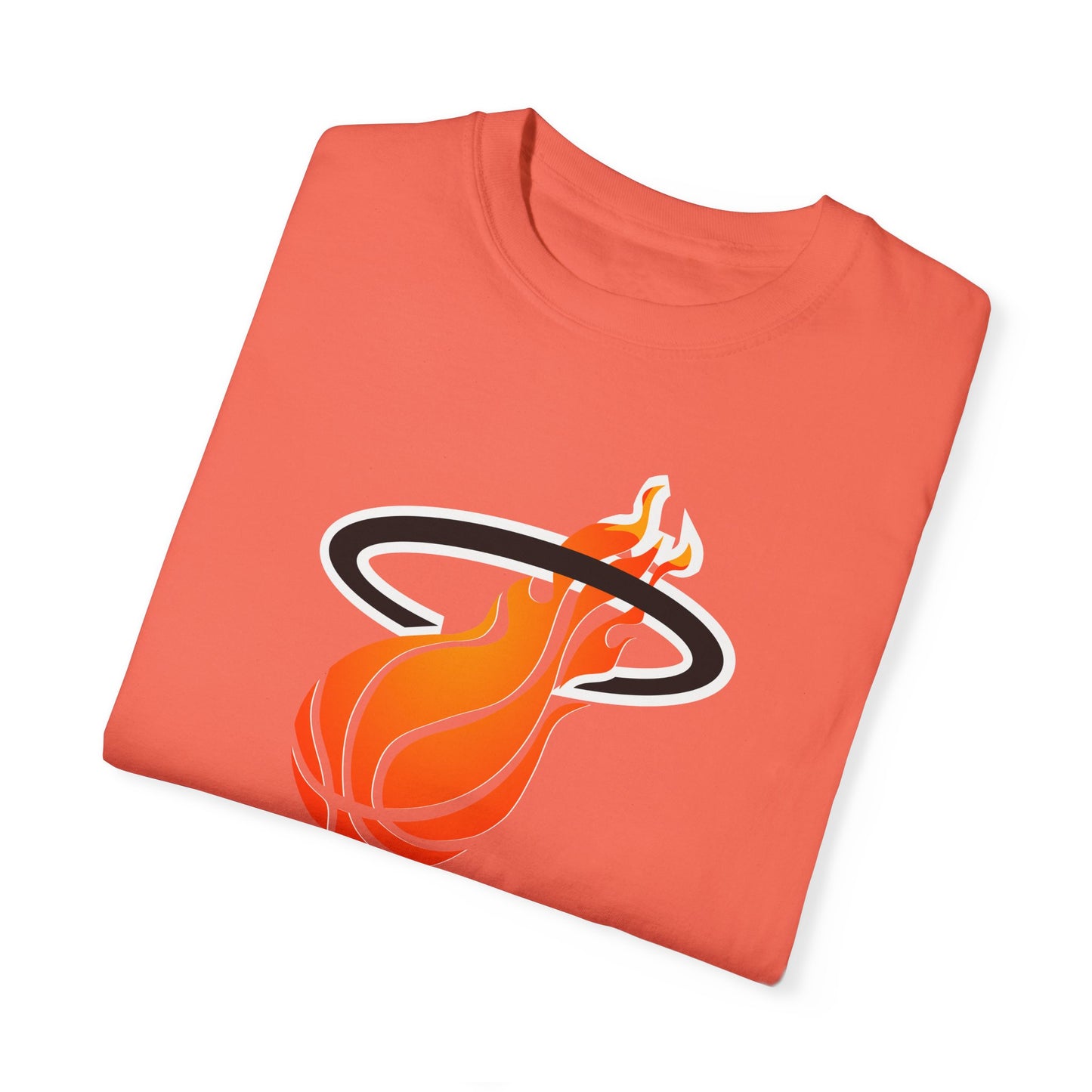 Miami Heat NBA Fans Garment-Dyed T-Shirt – Premium Cotton Tee for Customization