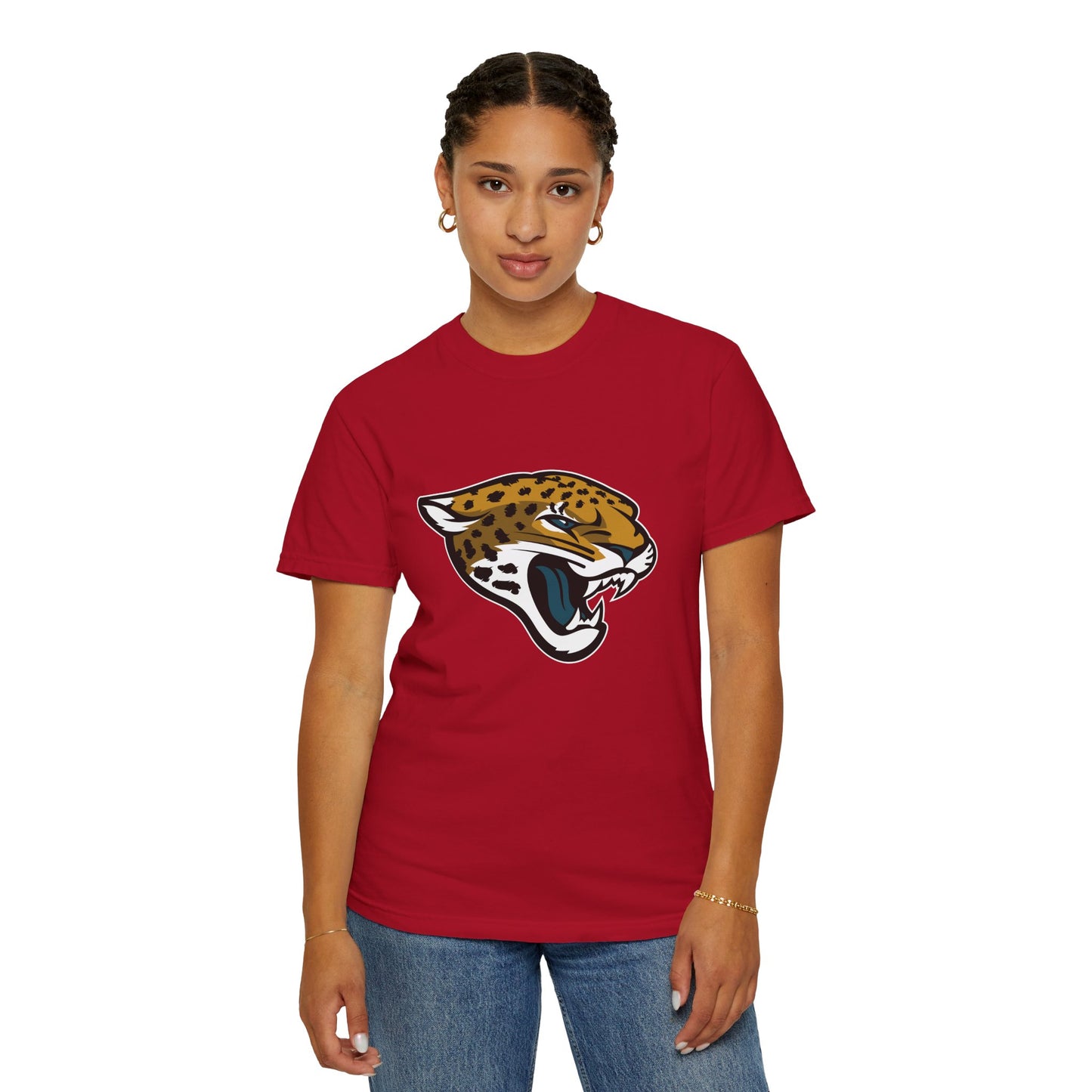 Jacksonville Jaguars Team Merch Garment-Dyed T-Shirt – Premium Cotton Tee for Customization