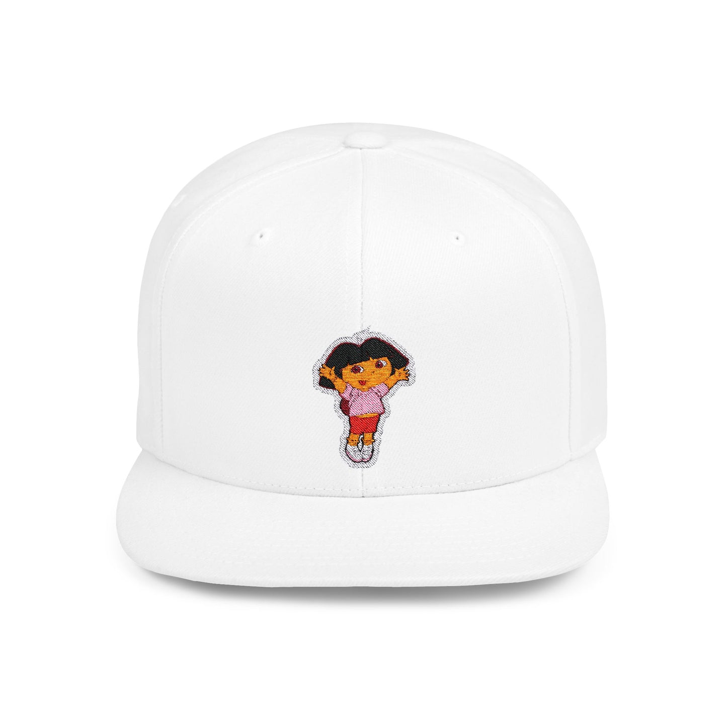 Dora Flat Bill Snapback – Lightweight, Custom Fit, Premium Quality