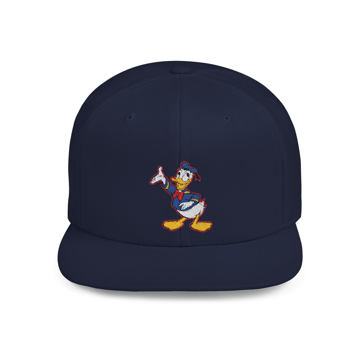 Donald Duck Flat Bill Snapback – Lightweight, Custom Fit, Premium Quality