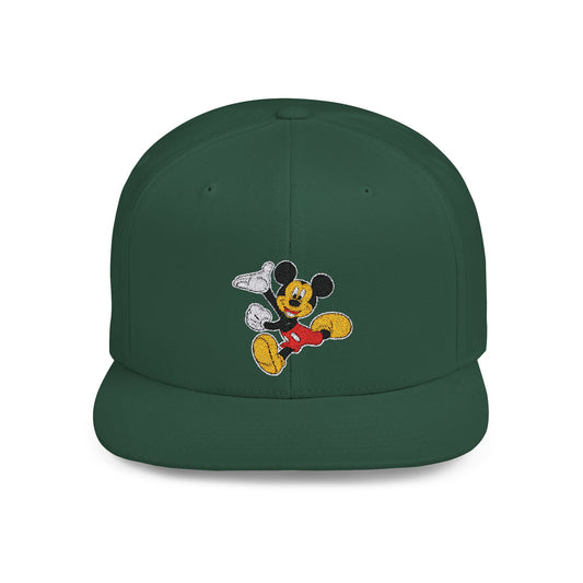 Mickey Mouse Love Flat Bill Snapback – Lightweight, Custom Fit, Premium Quality