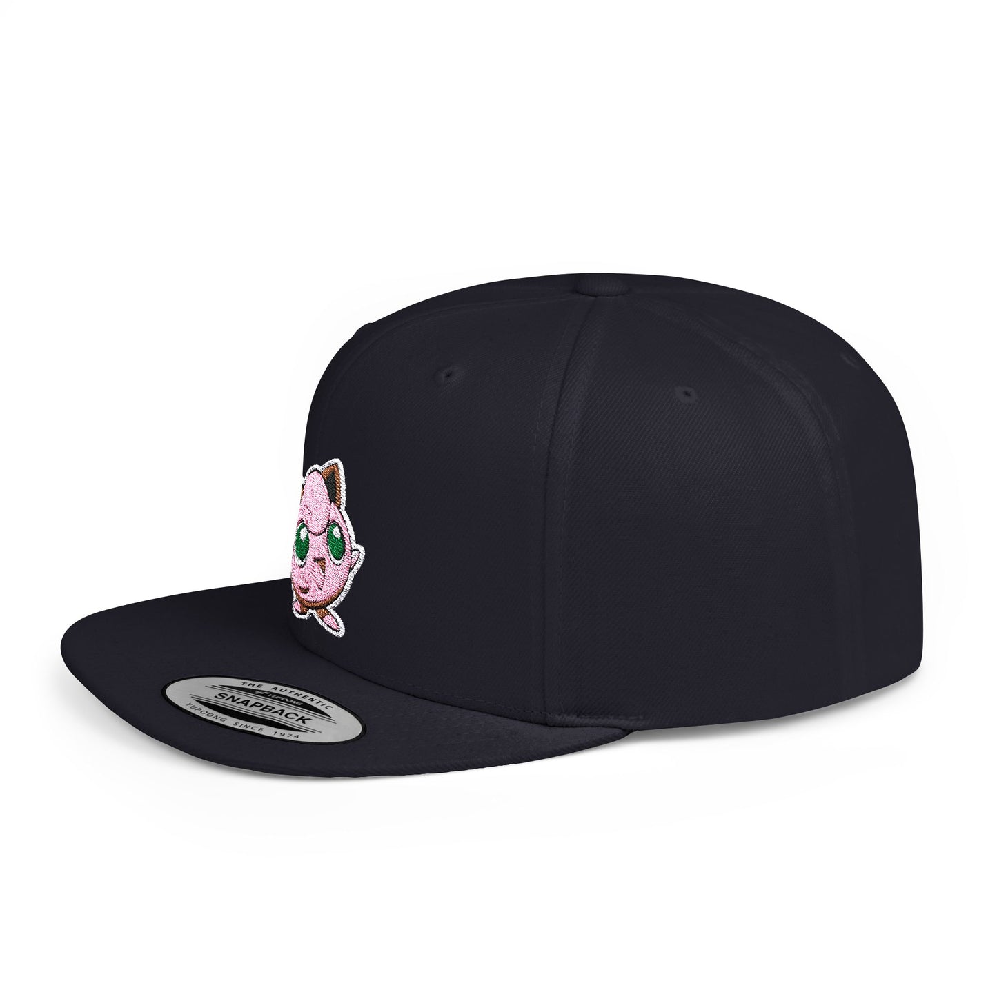 Jigglypuff Pokemon Flat Bill Snapback – Lightweight, Custom Fit, Premium Quality