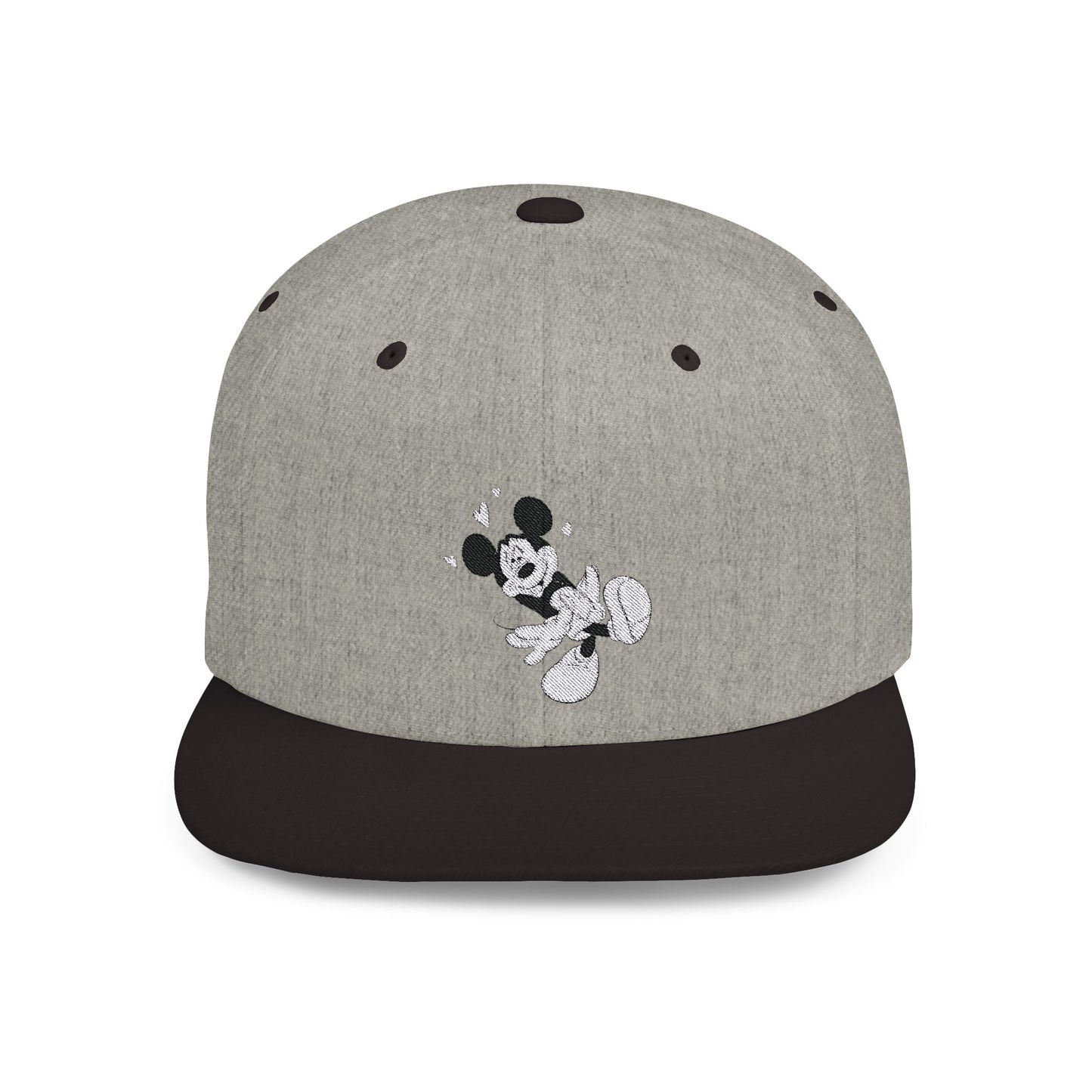 Mickey Mouse Love Flat Bill Snapback – Lightweight, Custom Fit, Premium Quality