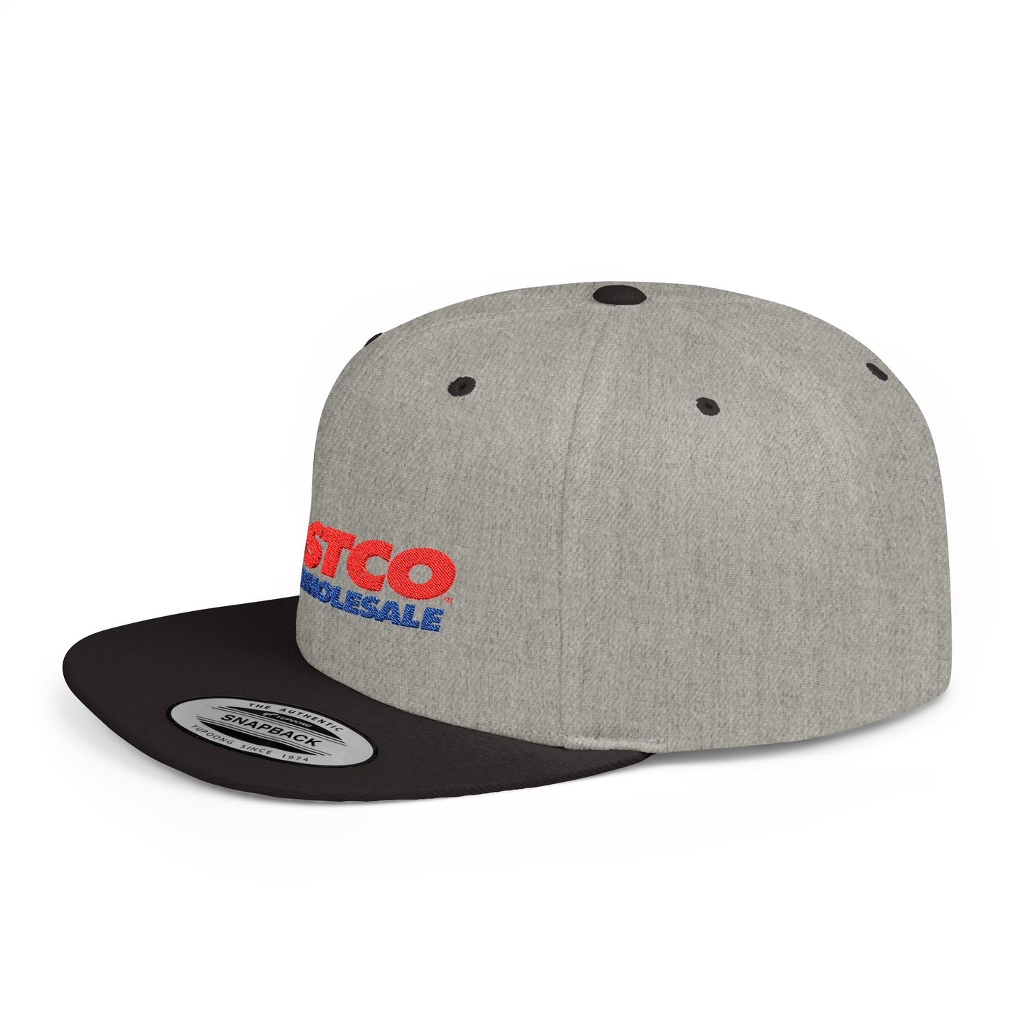 Costco Flat Bill Snapback – Lightweight, Custom Fit, Premium Quality