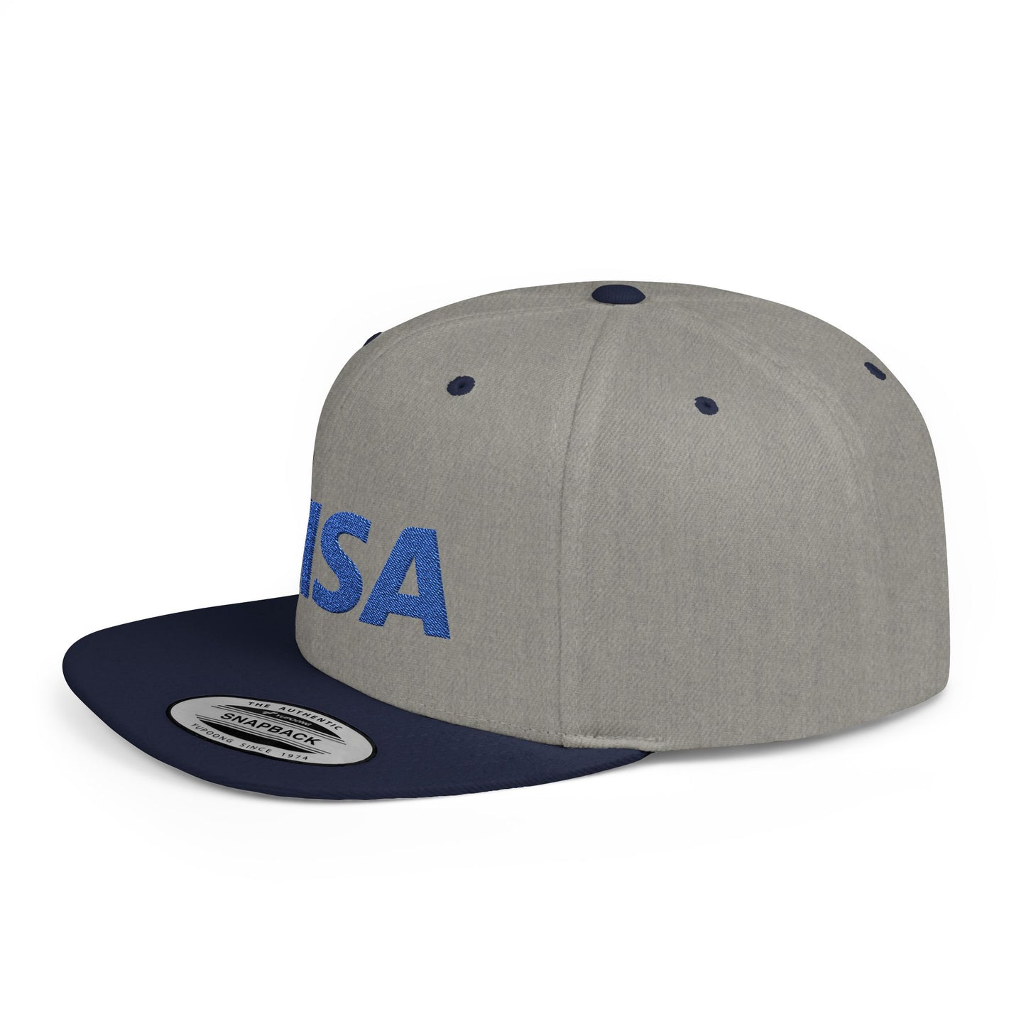 Visa Flat Bill Snapback – Lightweight, Custom Fit, Premium Quality