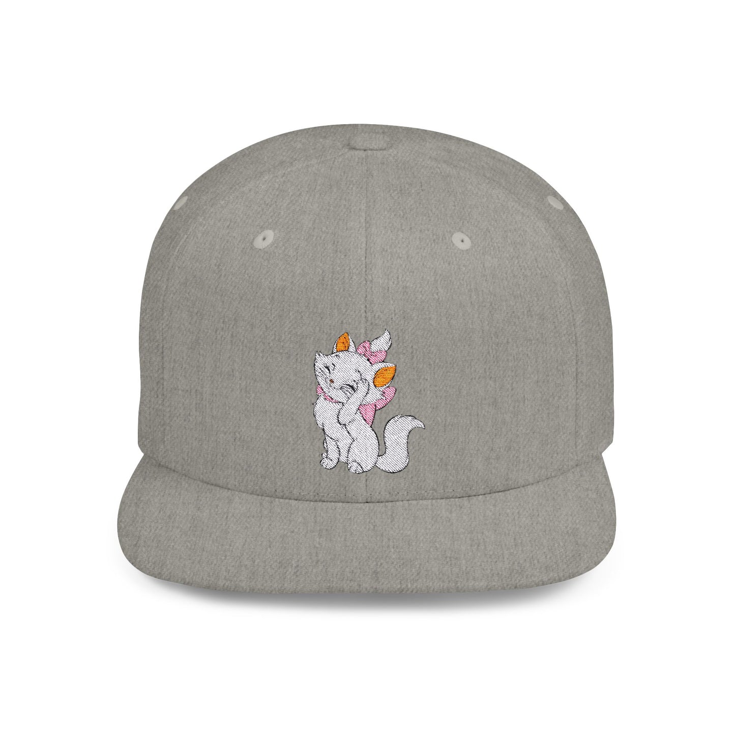 Marie The Cat Flat Bill Snapback – Lightweight, Custom Fit, Premium Quality