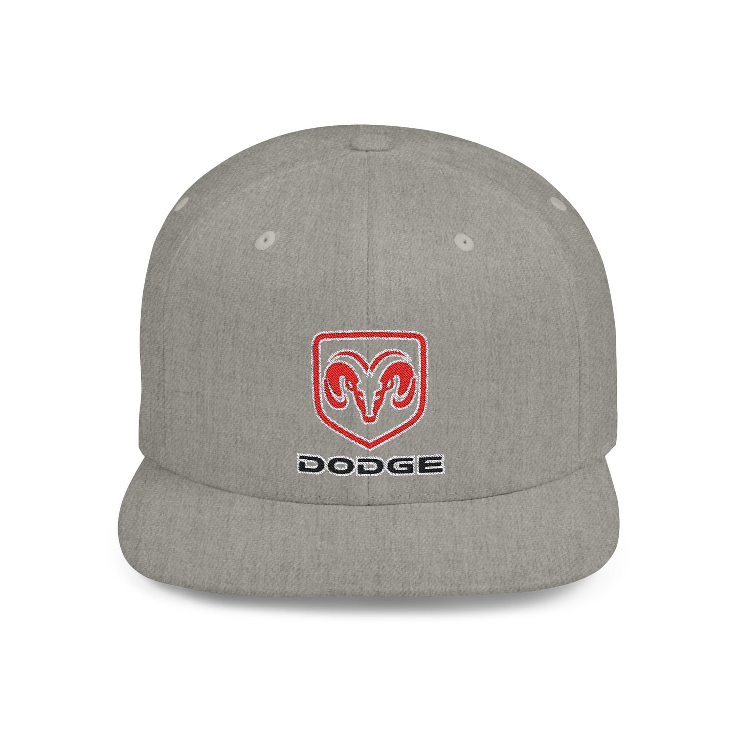 Dodge Flat Bill Snapback – Lightweight, Custom Fit, Premium Quality