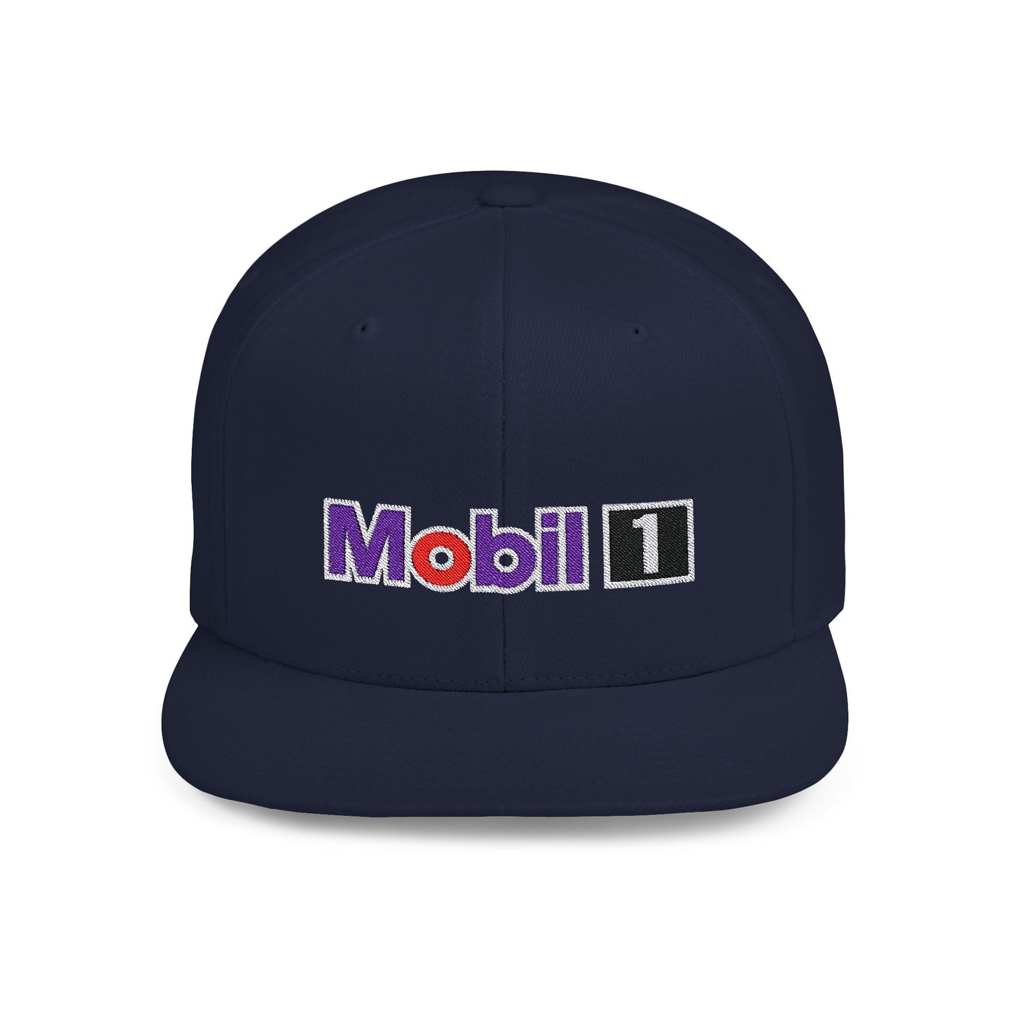 Mobil 1 Flat Bill Snapback – Lightweight, Custom Fit, Premium Quality