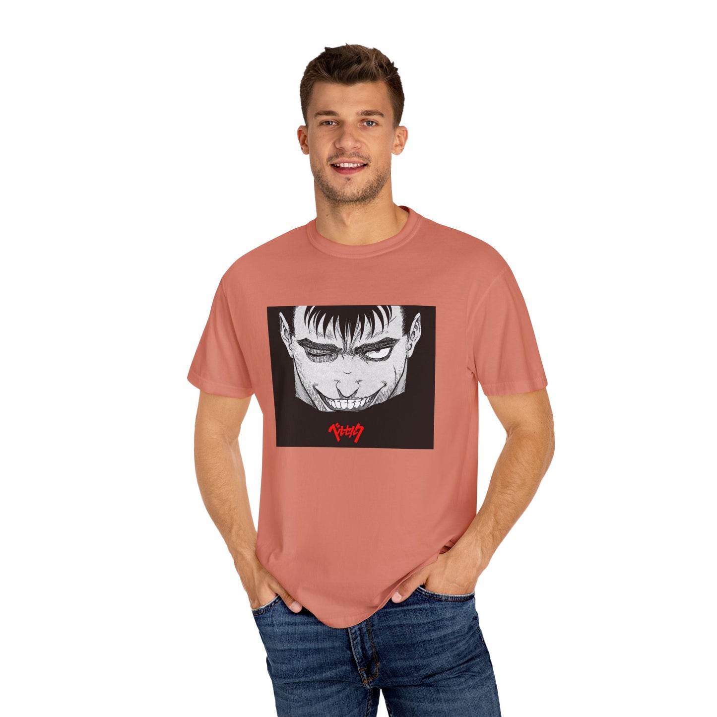 Berserk Fan Art Garment-Dyed T-Shirt – Premium Cotton Tee for Customization