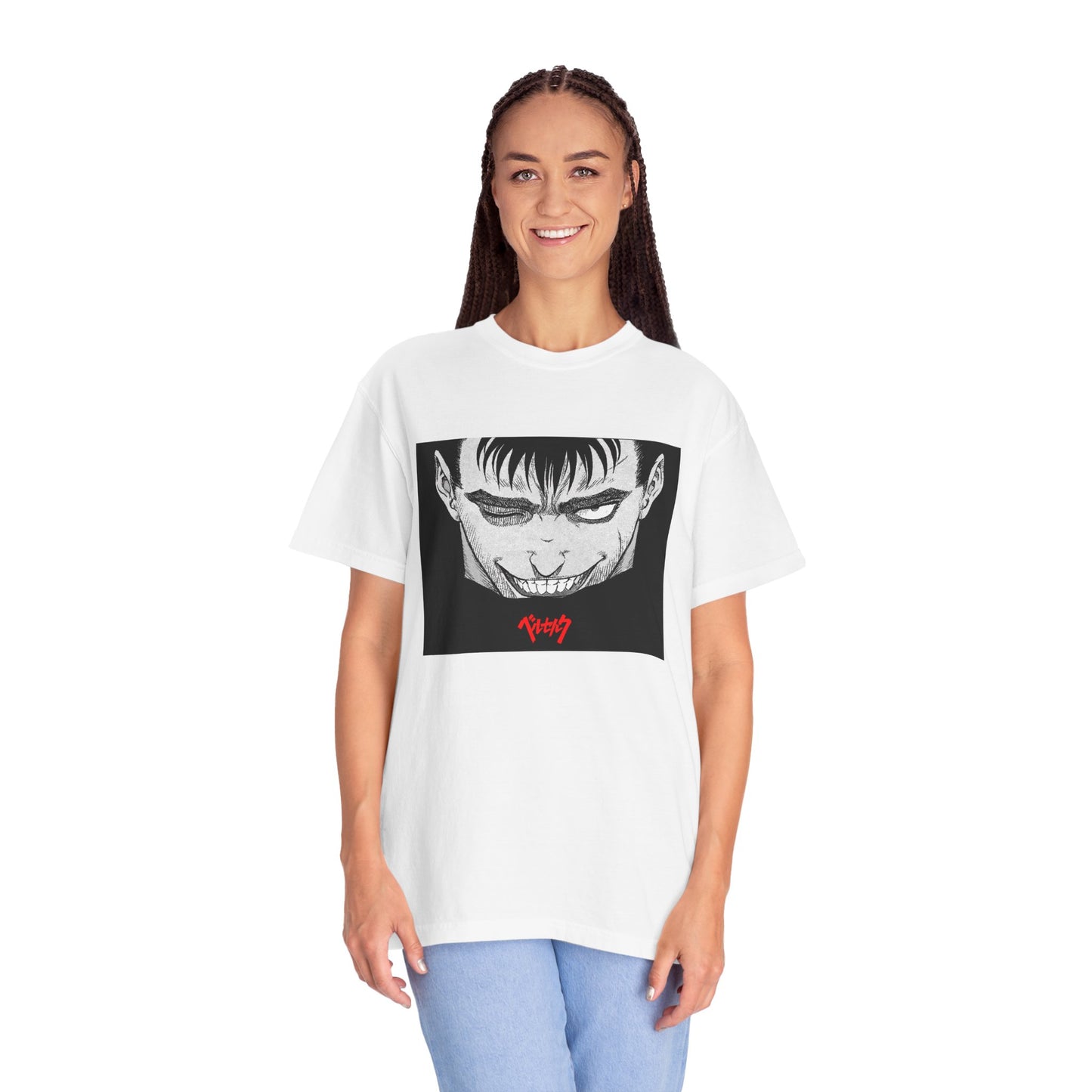 Berserk Fan Art Garment-Dyed T-Shirt – Premium Cotton Tee for Customization