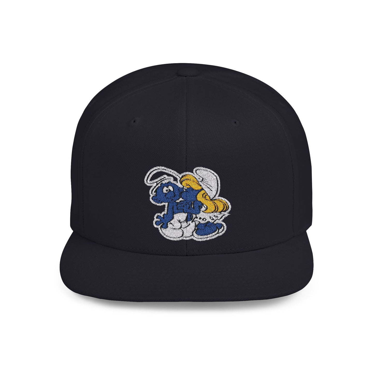 The Smurf Love Flat Bill Snapback – Lightweight, Custom Fit, Premium Quality