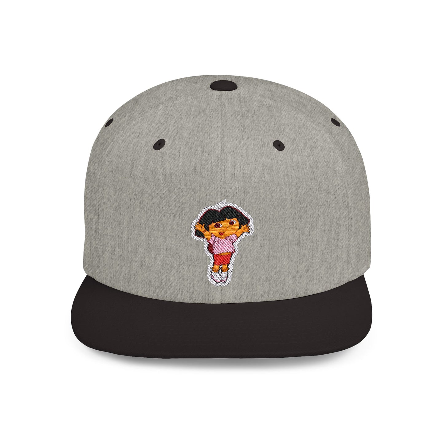 Dora Flat Bill Snapback – Lightweight, Custom Fit, Premium Quality