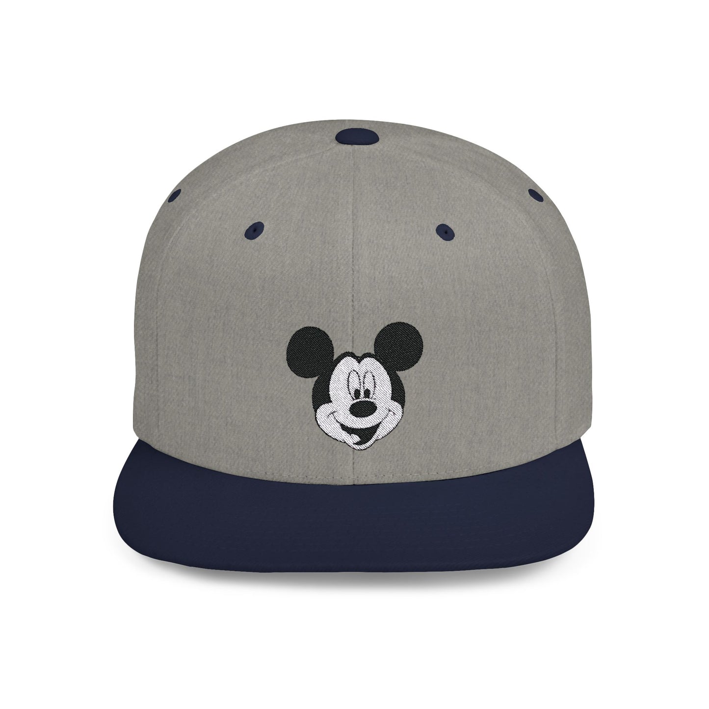 Mickey Mouse Flat Bill Snapback – Lightweight, Custom Fit, Premium Quality