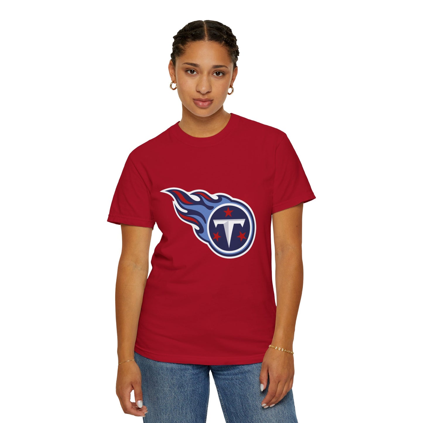 Tennessee Titans Merchandise Garment-Dyed T-Shirt – Premium Cotton Tee for Customization