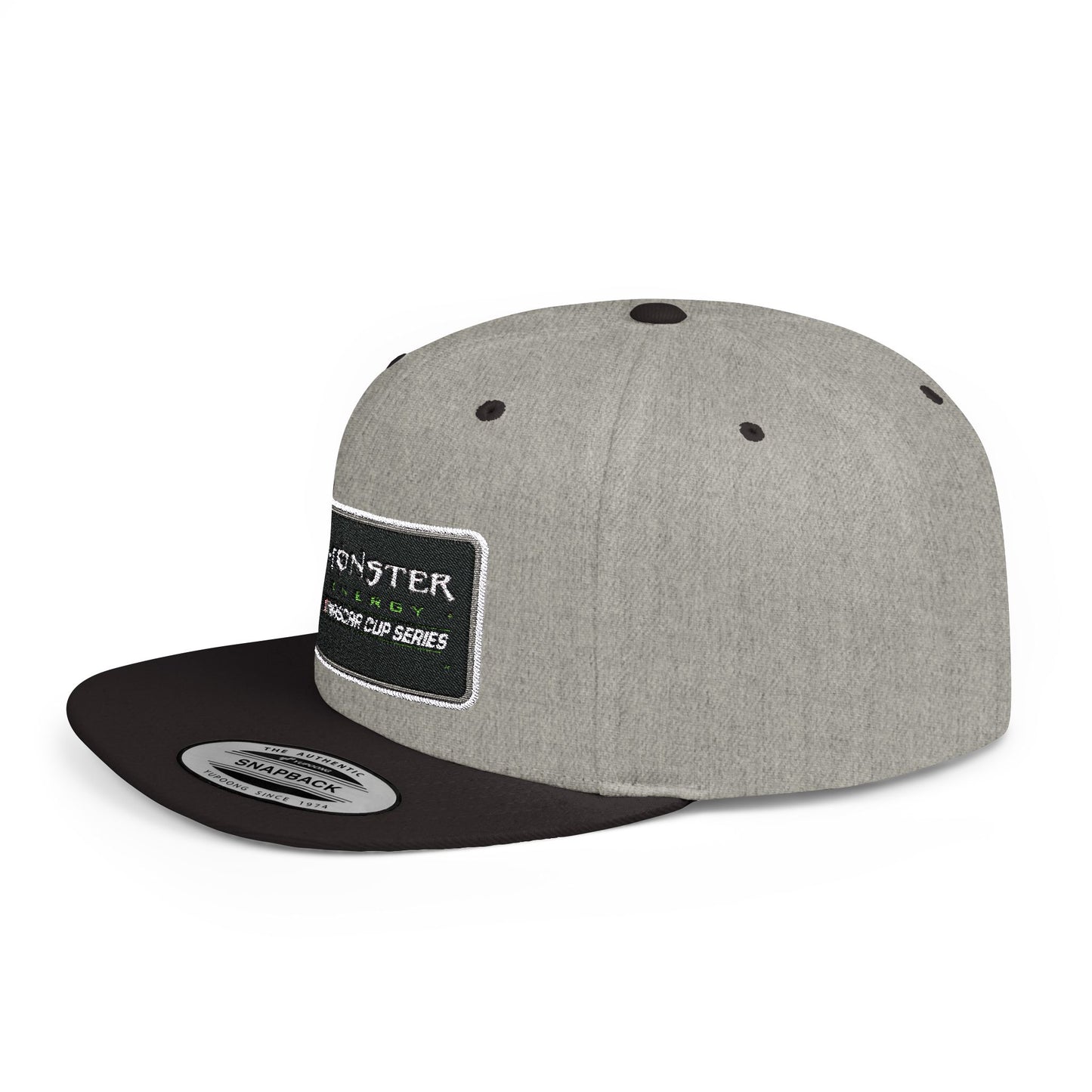 Monster Flat Bill Snapback – Lightweight, Custom Fit, Premium Quality