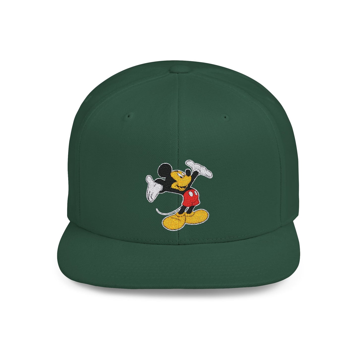 Mickey Mouse Disney Holiday Flat Bill Snapback – Lightweight, Custom Fit, Premium Quality