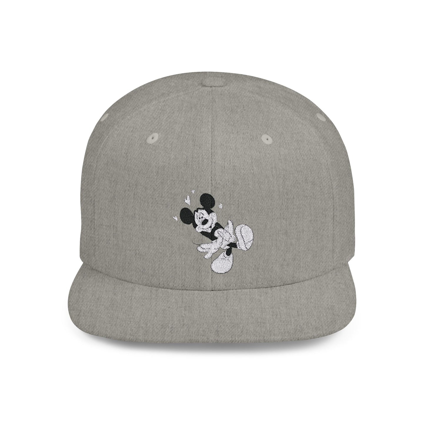 Mickey Mouse Love Flat Bill Snapback – Lightweight, Custom Fit, Premium Quality