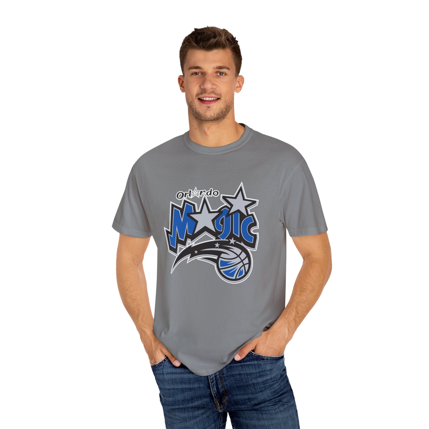 Orlando Magic Basketball Fanatics Garment-Dyed T-Shirt – Premium Cotton Tee for Customization