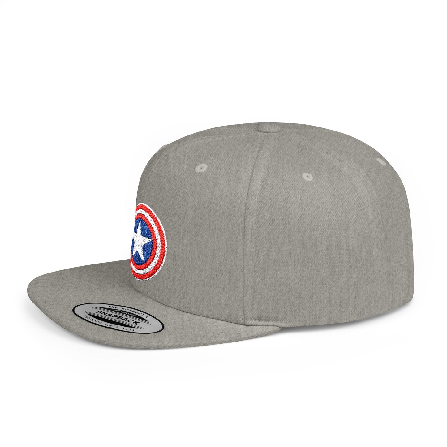 Captain America Shield Marvel Flat Bill Snapback – Lightweight, Custom Fit, Premium Quality