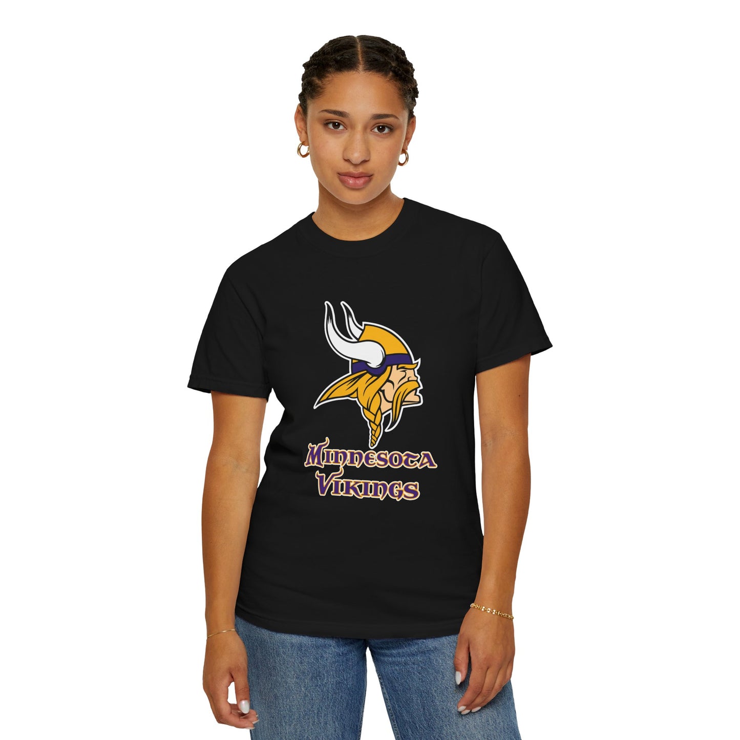 Minnesota Vikings Merchandise Garment-Dyed T-Shirt – Premium Cotton Tee for Customization