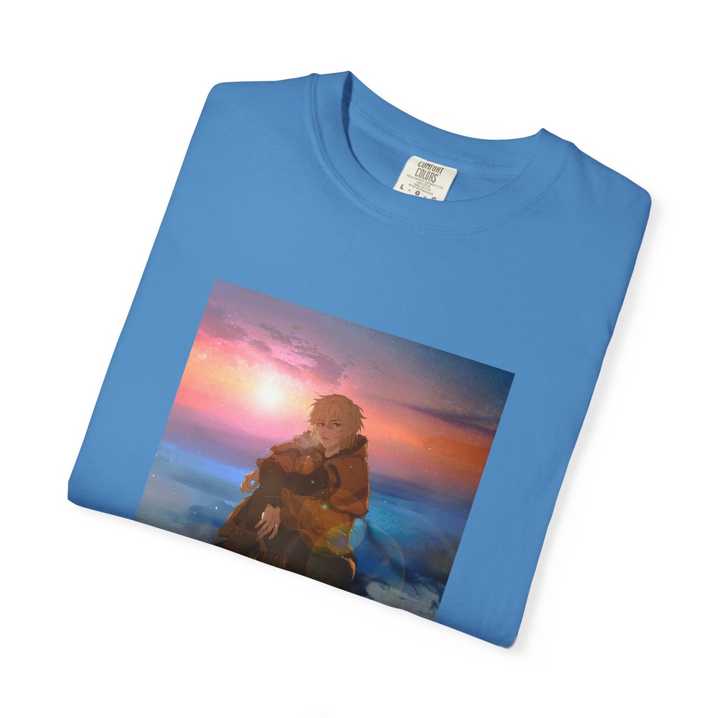 Vinland Saga Thorfinn Garment-Dyed T-Shirt – Premium Cotton Tee for Customization