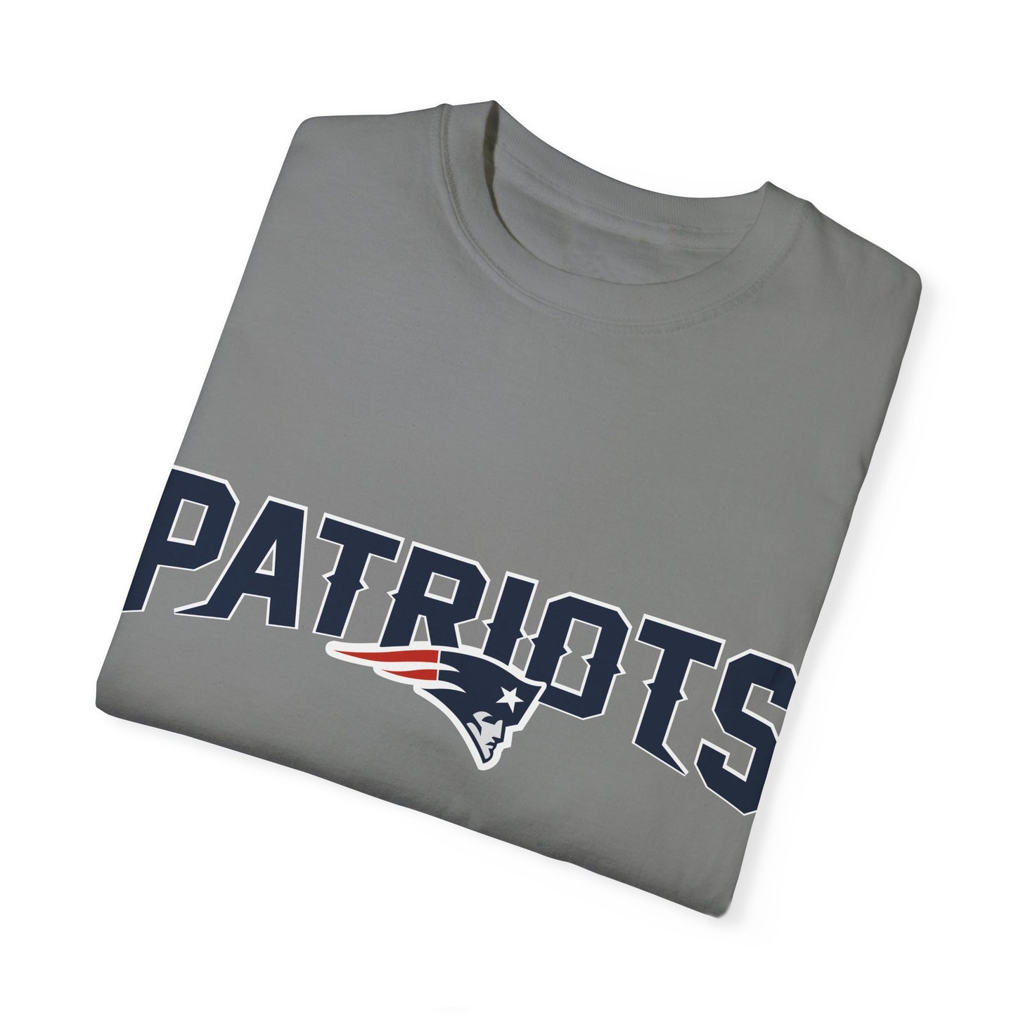 New England Patriots Football Merchandise Garment-Dyed T-Shirt – Premium Cotton Tee for Customization