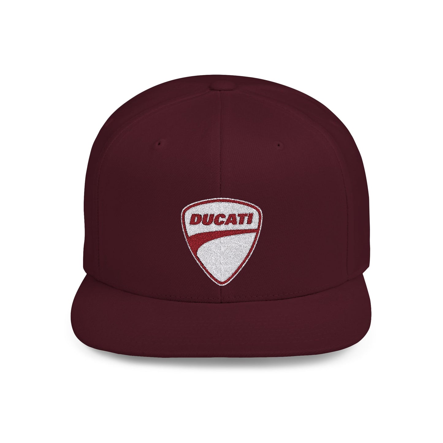 Ducati Flat Bill Snapback – Lightweight, Custom Fit, Premium Quality