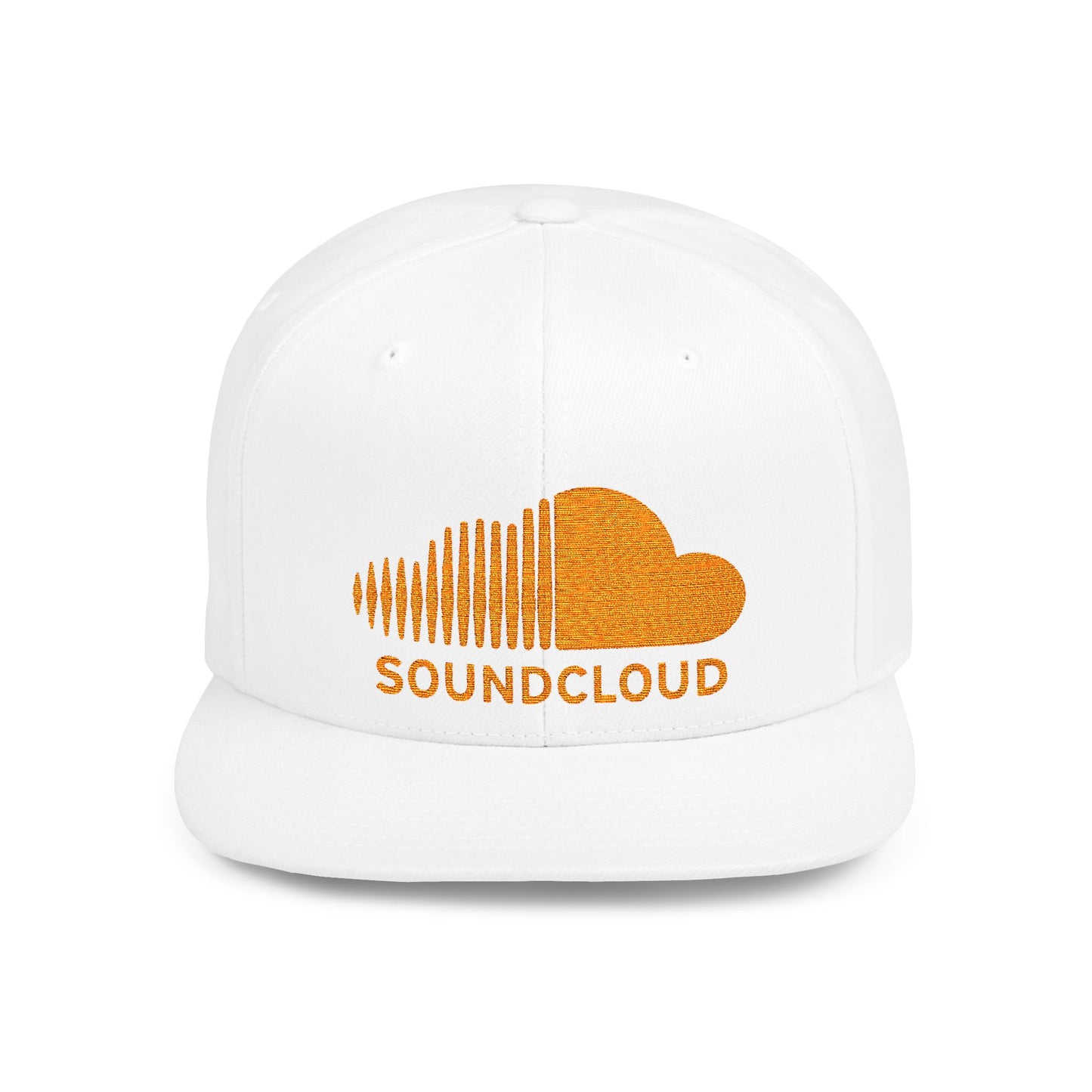 Sound Cloud Flat Bill Snapback – Lightweight, Custom Fit, Premium Quality