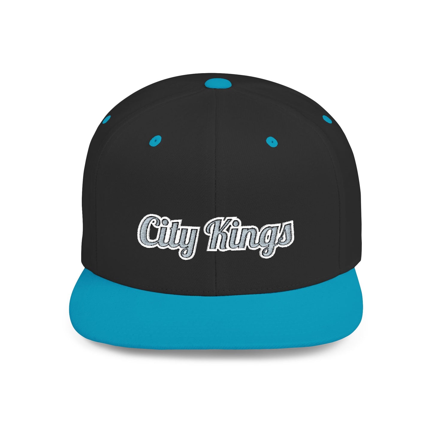Text City Kings Flat Bill Snapback – Lightweight, Custom Fit, Premium Quality