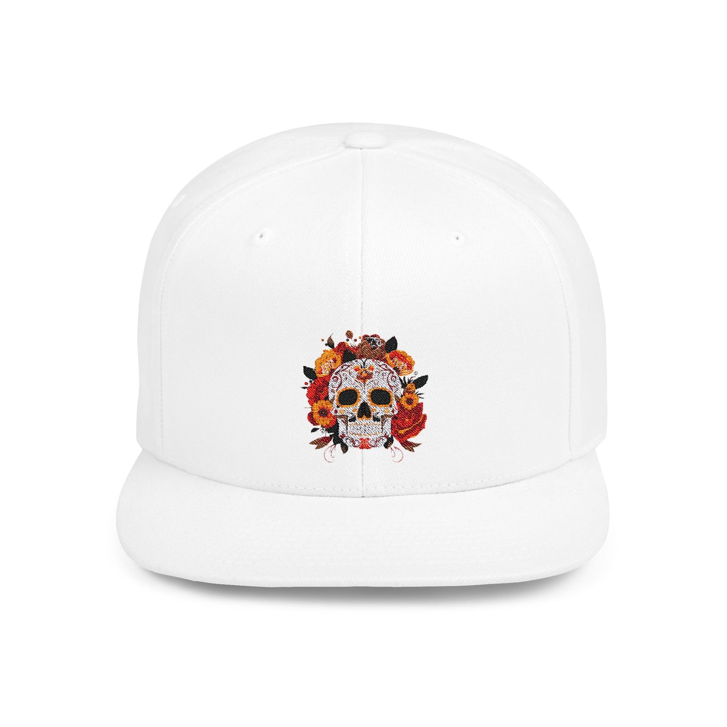 Calaveras Flat Bill Snapback – Lightweight, Custom Fit, Premium Quality