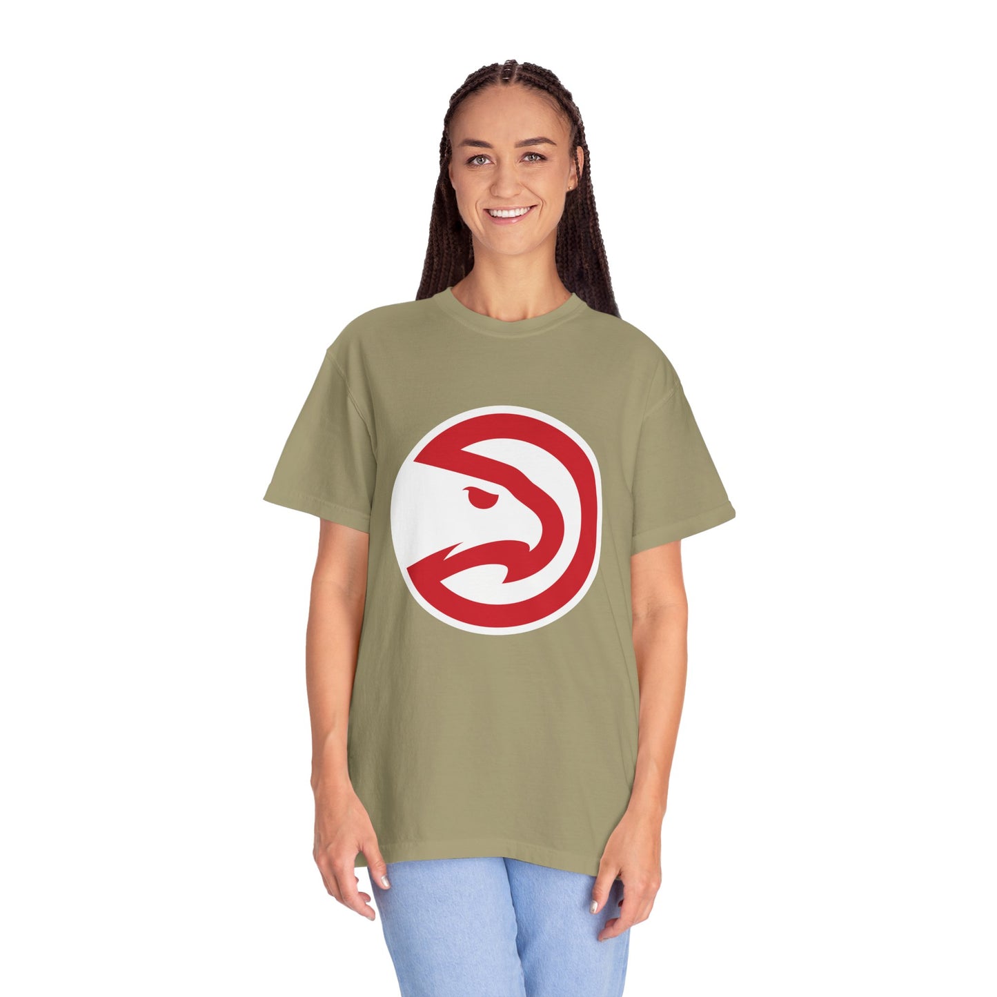 Atlanta Hawks Built Different Garment-Dyed T-Shirt – Premium Cotton Tee for Customization