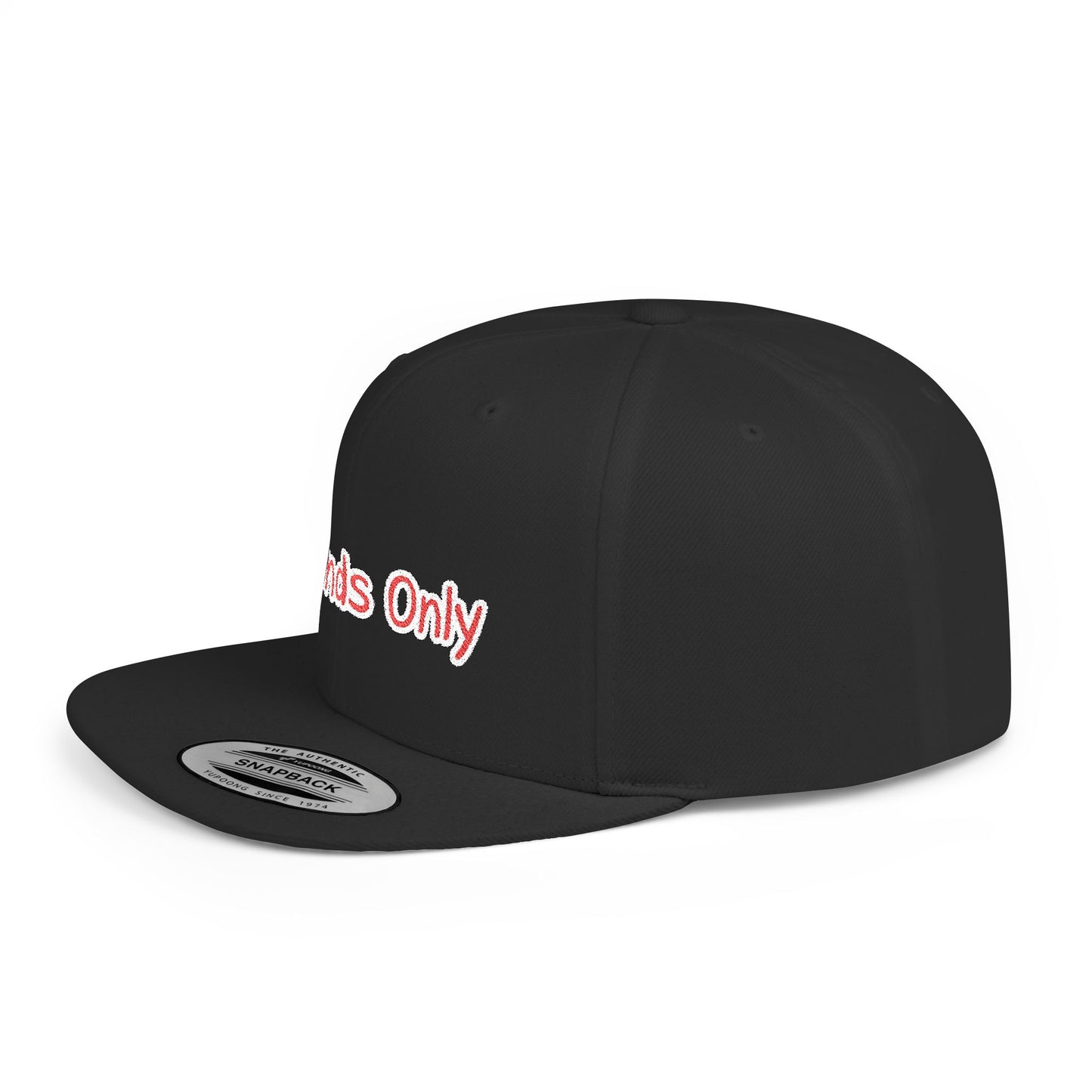 Text Legends Only Flat Bill Snapback – Lightweight, Custom Fit, Premium Quality