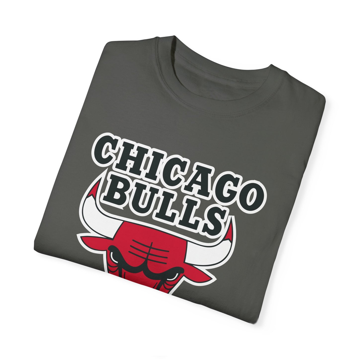 Chicago Bulls NBA Garment-Dyed T-Shirt – Premium Cotton Tee for Customization