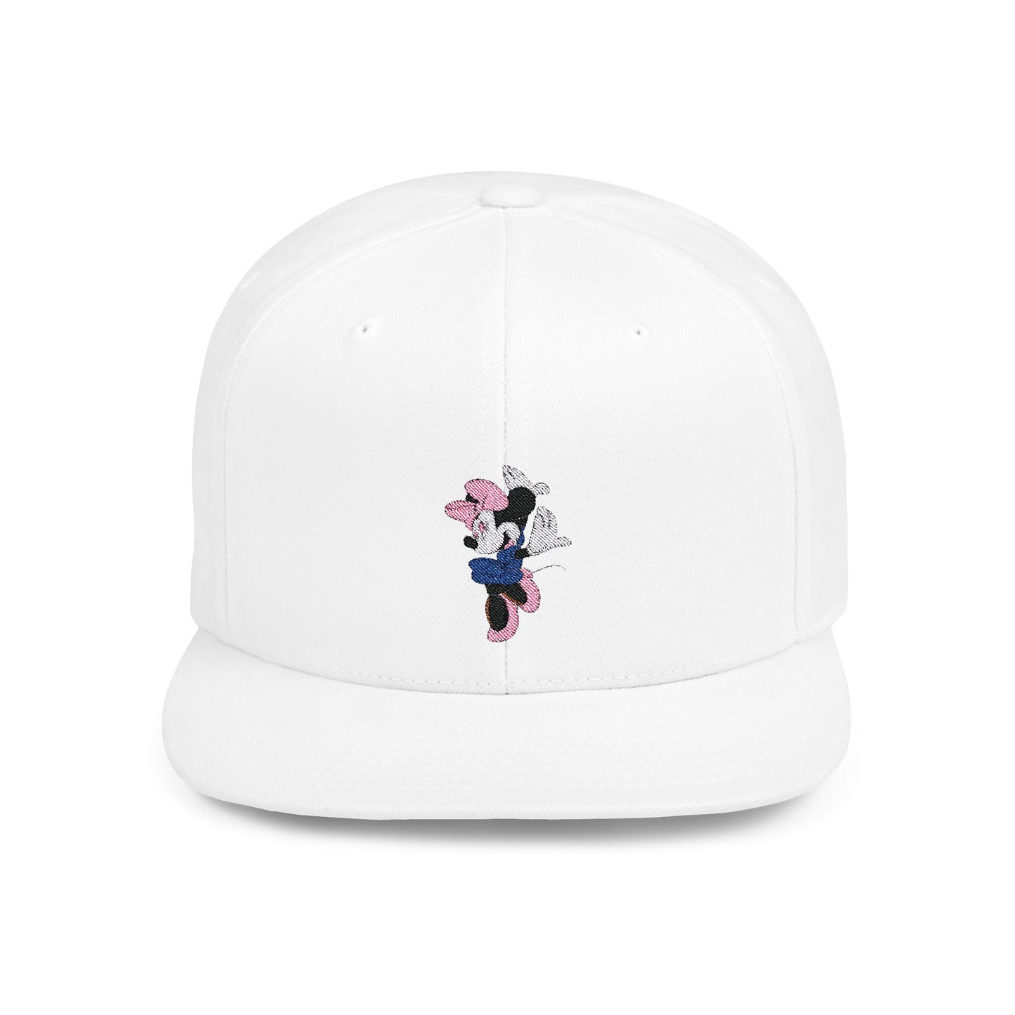 Minnie Mouse Flat Bill Snapback – Lightweight, Custom Fit, Premium Quality