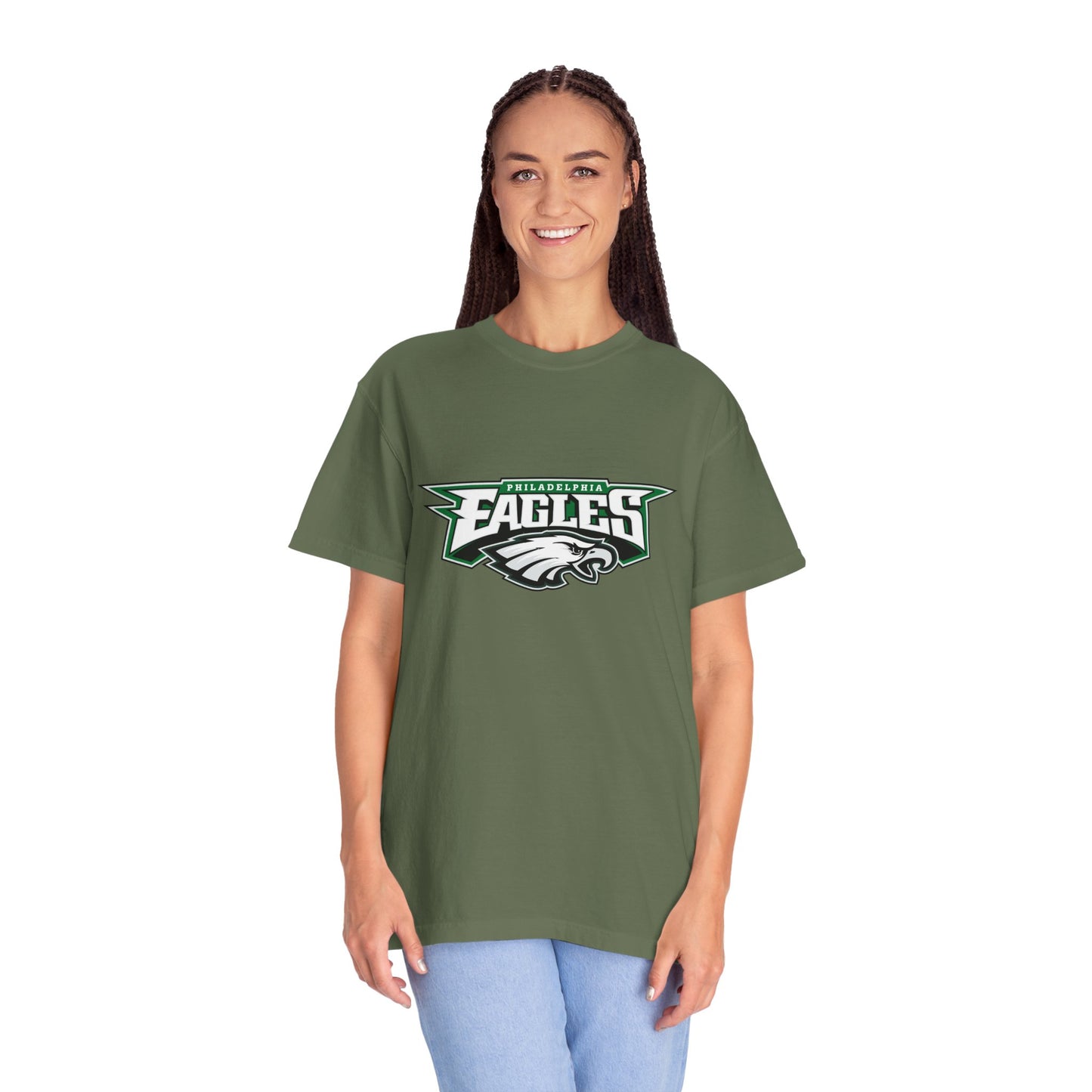 Philadelphia Eagles Gear Garment-Dyed T-Shirt – Premium Cotton Tee for Customization